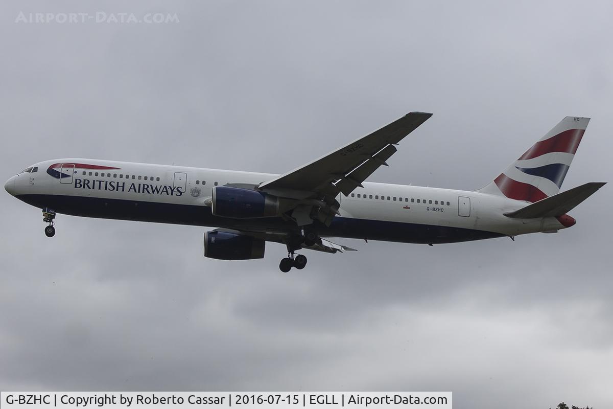 G-BZHC, 1998 Boeing 767-336 C/N 29232, Heathrow 2016