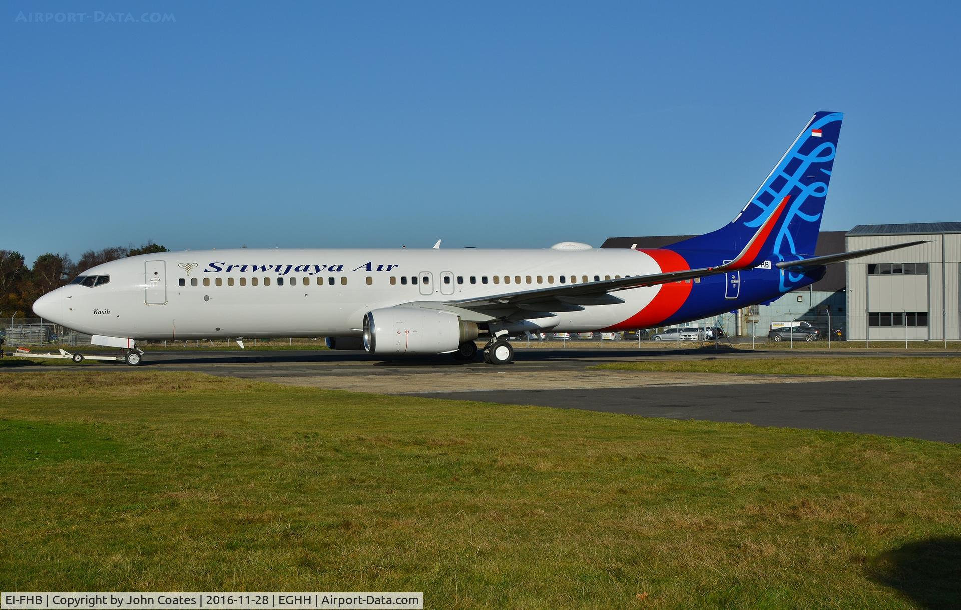 EI-FHB, 2008 Boeing 737-8Q8 C/N 35283, Departing the paintshop after repaint..to be PK-CRC