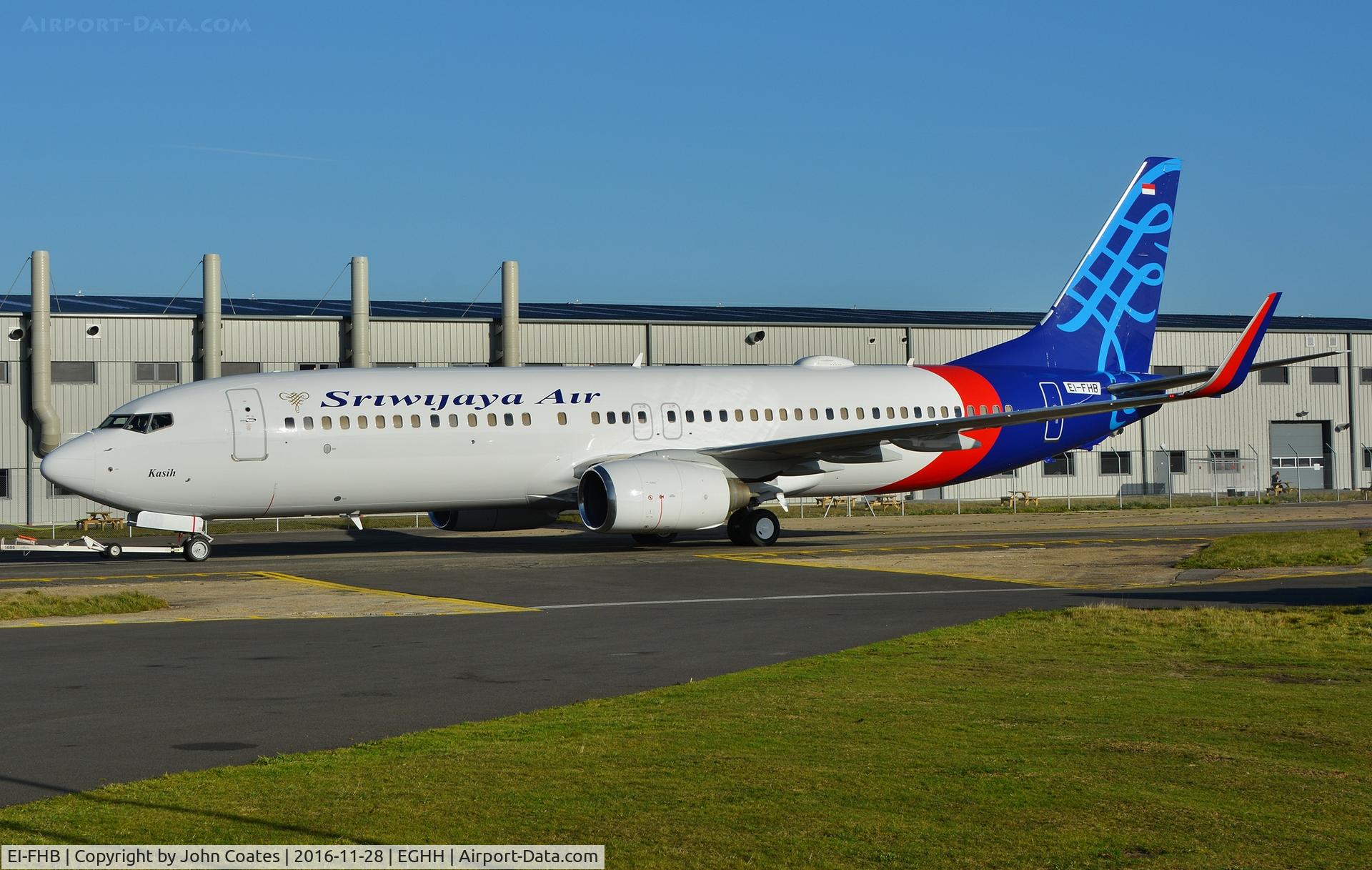 EI-FHB, 2008 Boeing 737-8Q8 C/N 35283, Being pushed back ready for departure after repaint
Next reg PK-CRC under stickers