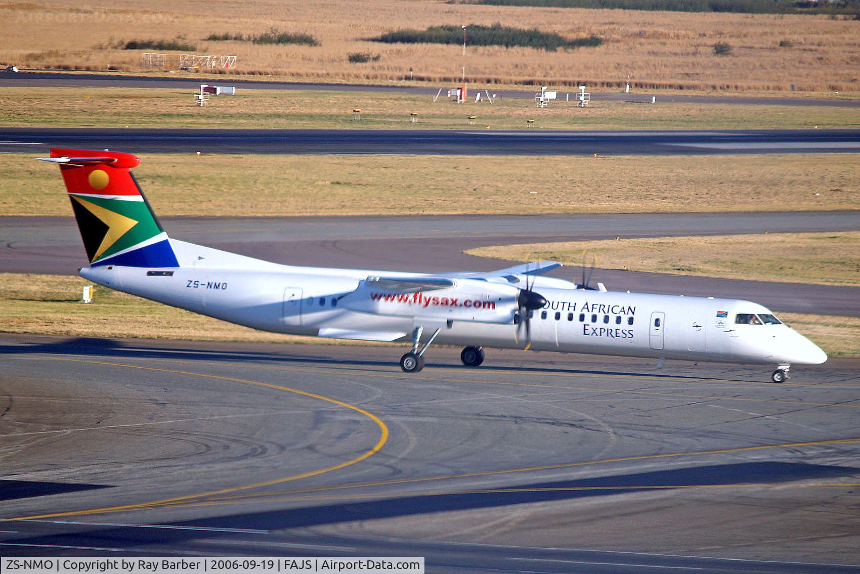ZS-NMO, 2006 De Havilland Canada DHC-8-402Q Dash 8 C/N 4122, De Havilland Canada DHC-8Q-402 Dash 8 [4122] (South African Express) Johannesburg Int~ZS 19/09/2006