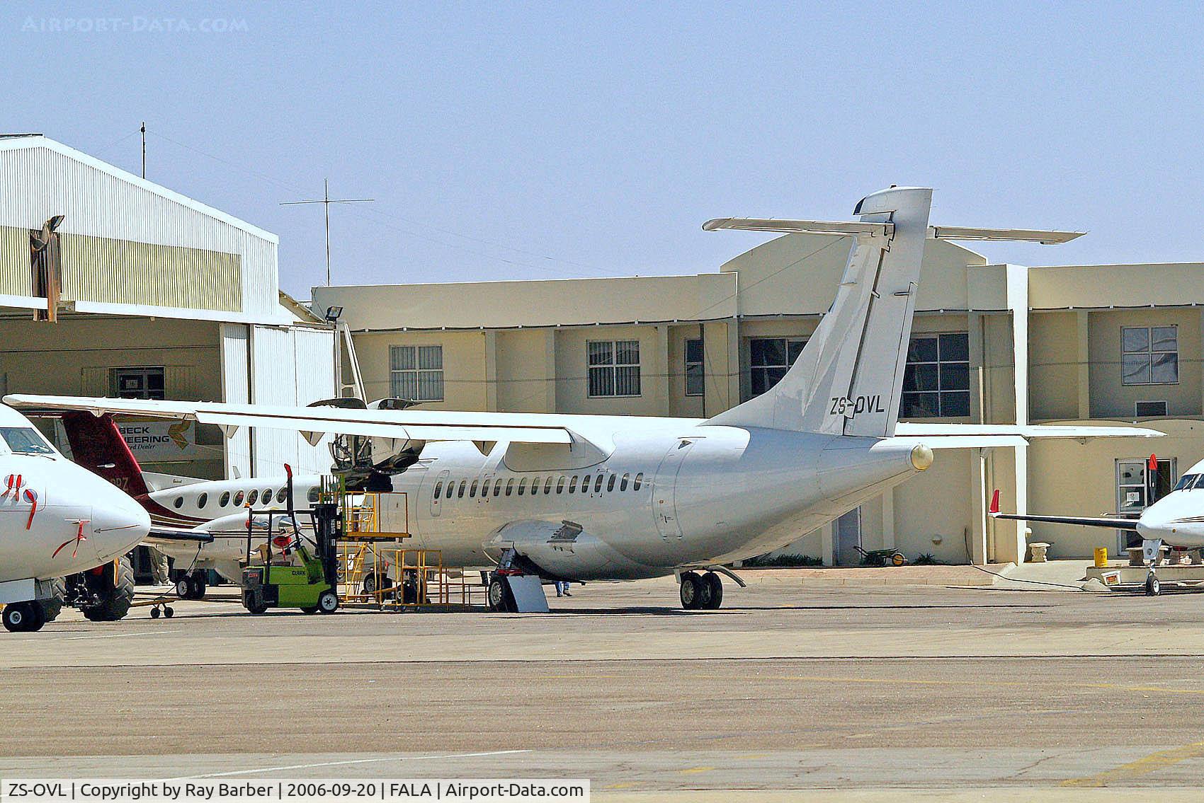 ZS-OVL, 1991 ATR 42-320 C/N 240, Aerospatiale ATR-42-320 [240] (Executive Turbine) Lanseria~ZS 20/09/2006