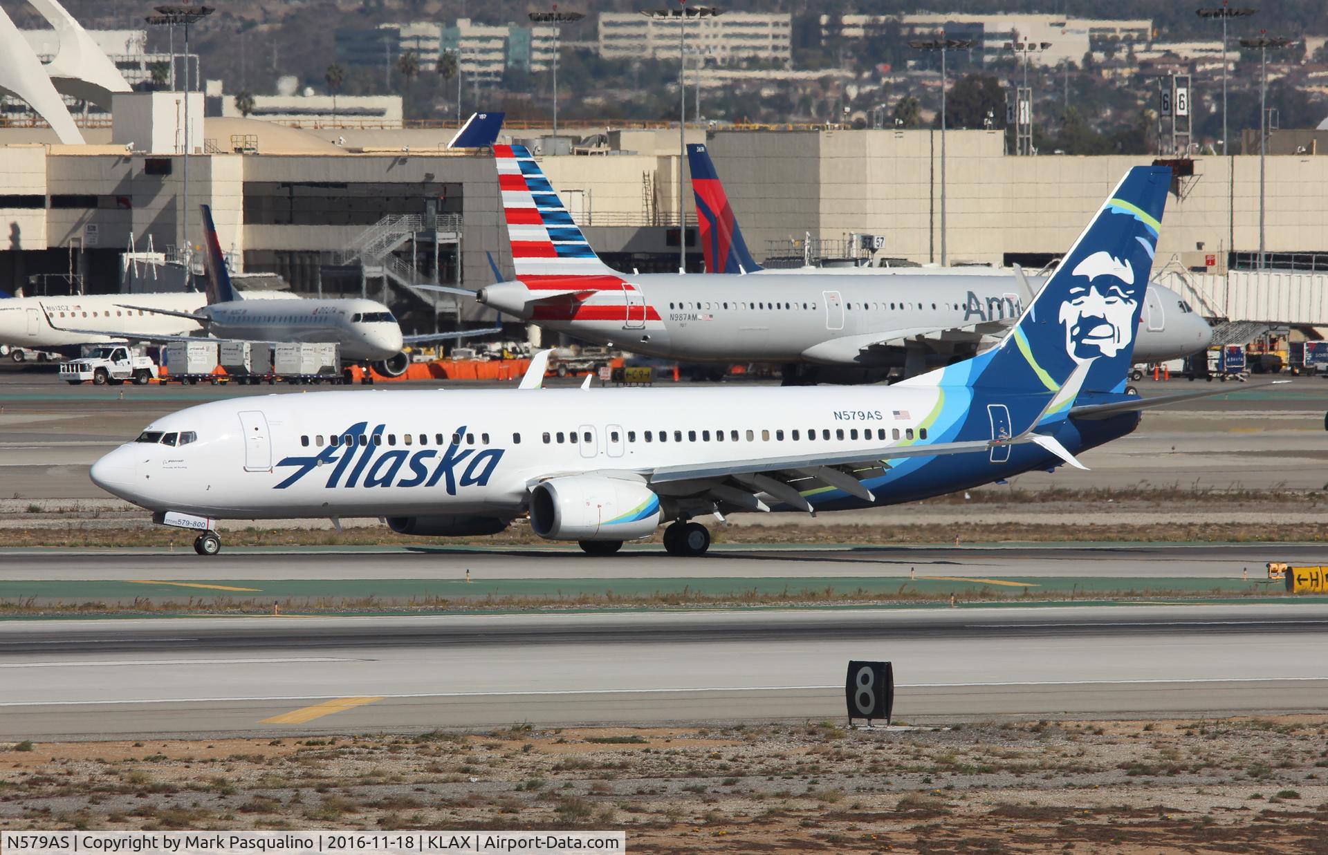 N579AS, 2007 Boeing 737-890 C/N 35187, Boeing 737-800