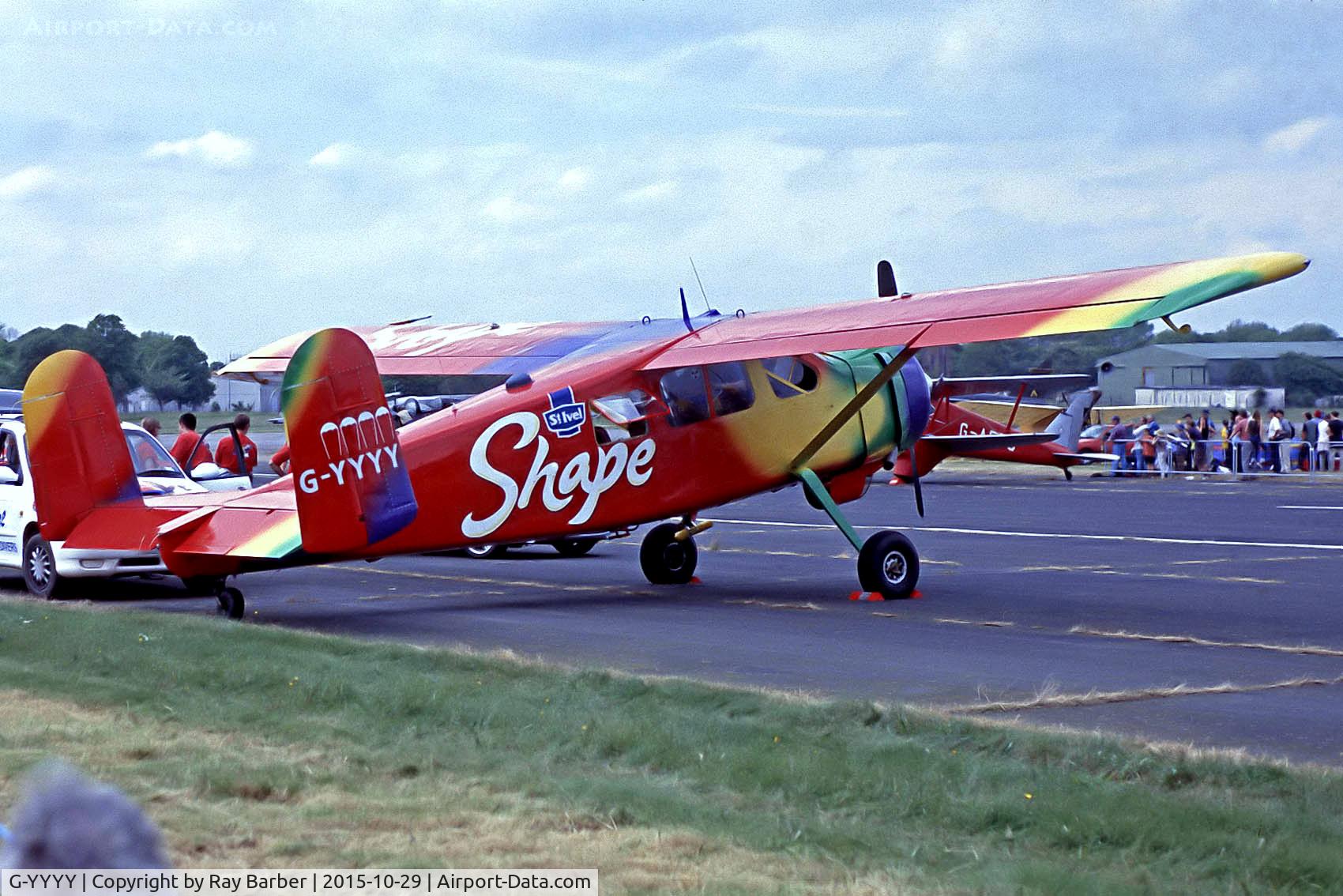 G-YYYY, 1960 Max Holste MH-1521C-1 Broussard C/N 208, Max Holste MH.1521M Broussard [208] (Place & Date unknown). From a slide.