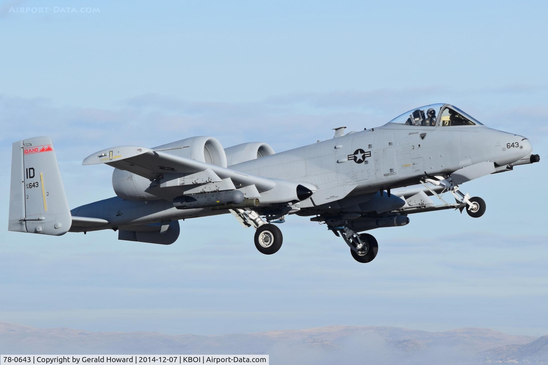 78-0643, 1978 Fairchild Republic A-10C Thunderbolt II C/N A10-0263, Go around on RWY 10R.