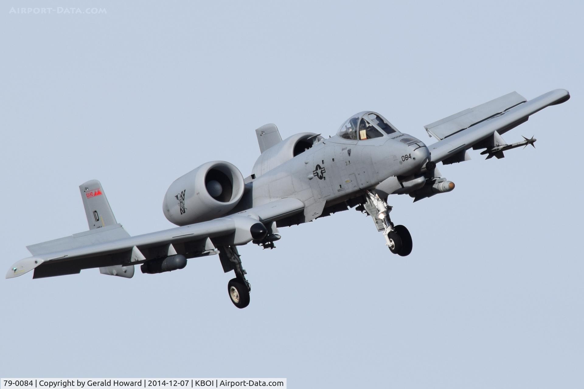 79-0084, 1979 Fairchild Republic A-10C Thunderbolt II C/N A10-0348, Turning final for RWY 10R.