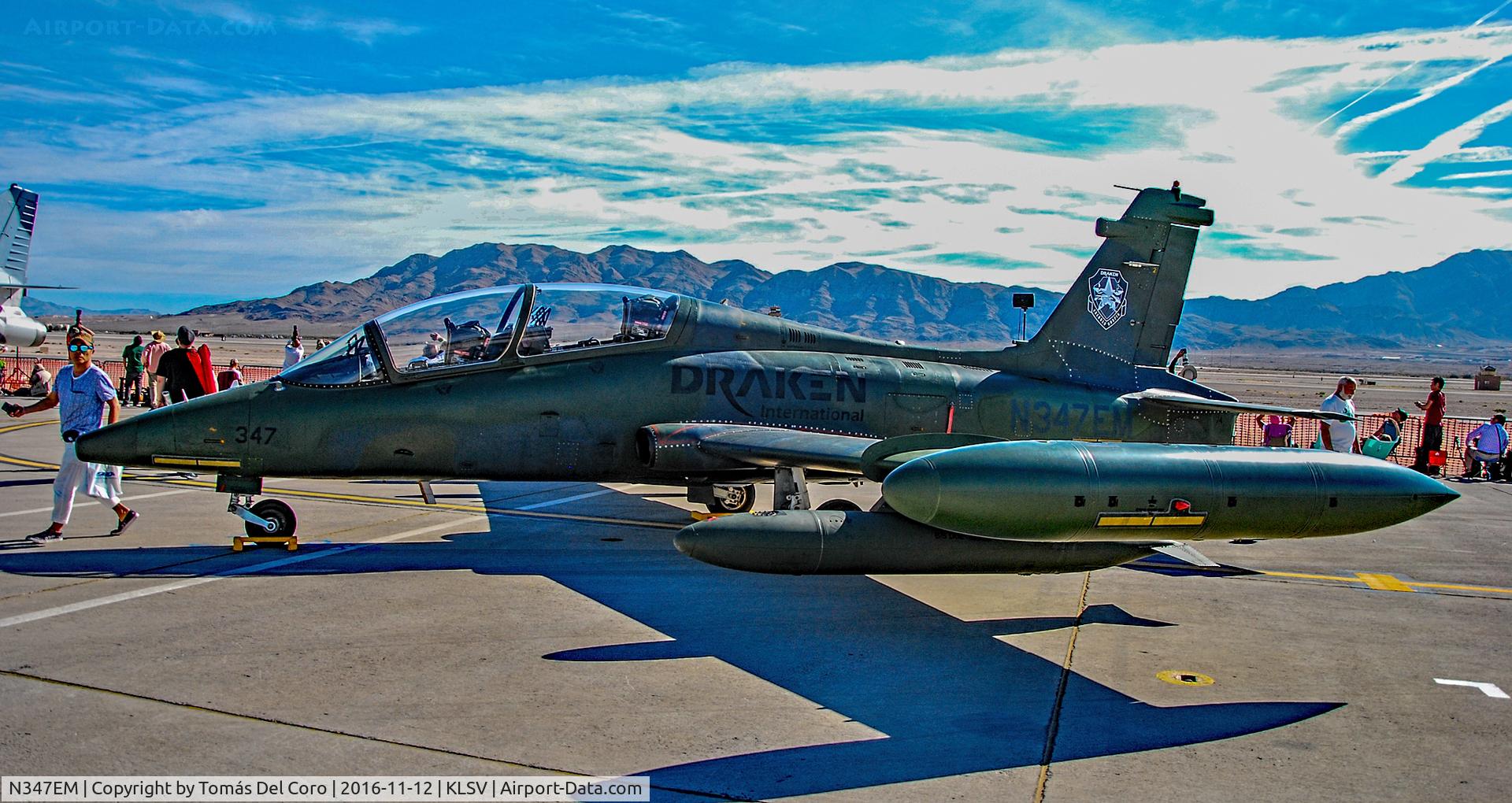 N347EM, 1991 Aermacchi MB-339CB C/N 6807/178, N347EM Draken  1991 Aermacchi MB-339CB C/N 6807/178 - Las Vegas - Nellis AFB (LSV / KLSV)
Aviation Nation 2016 Air Show
USA - Nevada, November 12, 2016
Photo: TDelCoro