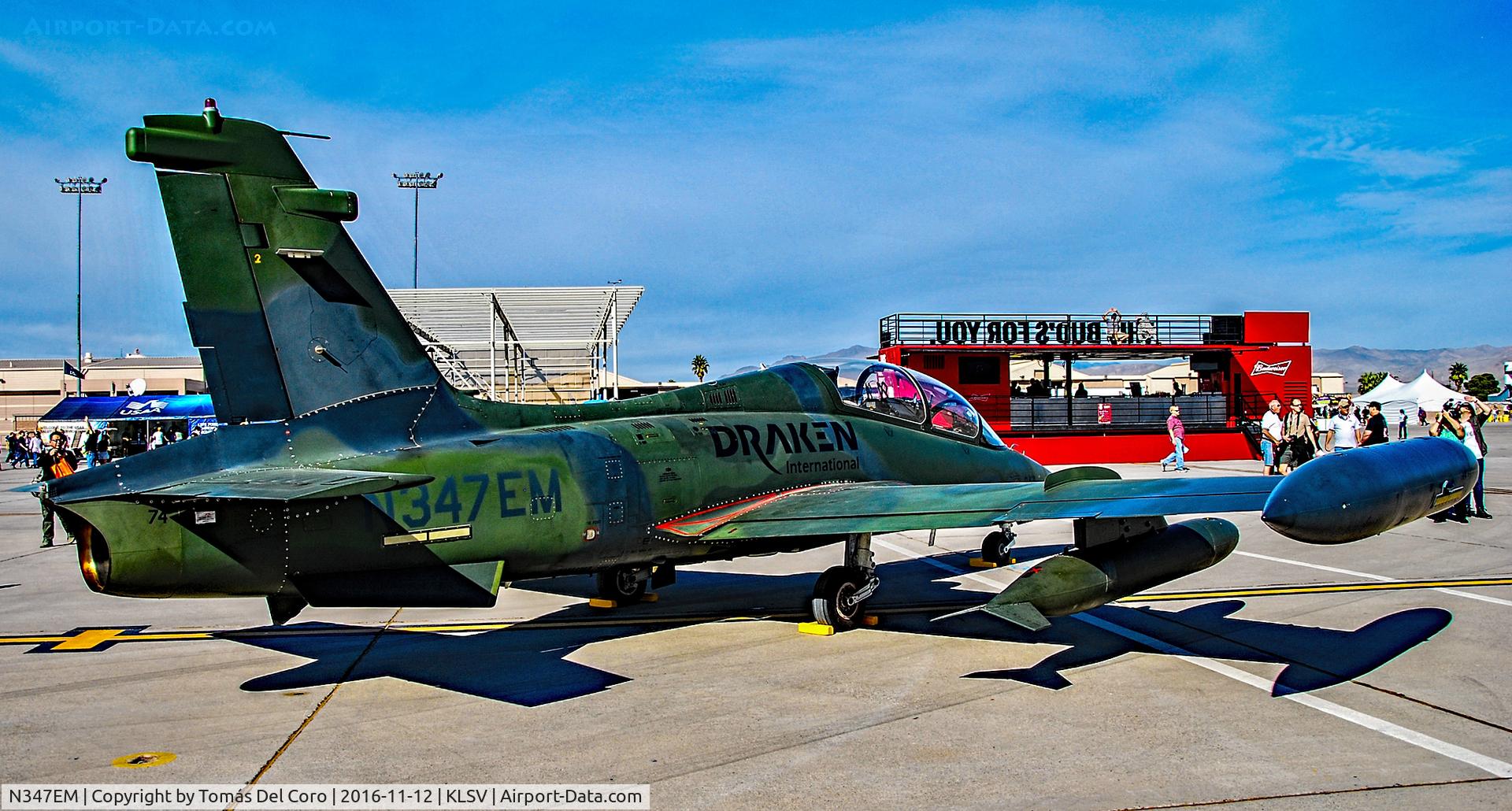 N347EM, 1991 Aermacchi MB-339CB C/N 6807/178, N347EM Draken  1991 Aermacchi MB-339CB C/N 6807/178 - Las Vegas - Nellis AFB (LSV / KLSV)
Aviation Nation 2016 Air Show
USA - Nevada, November 12, 2016
Photo: TDelCoro