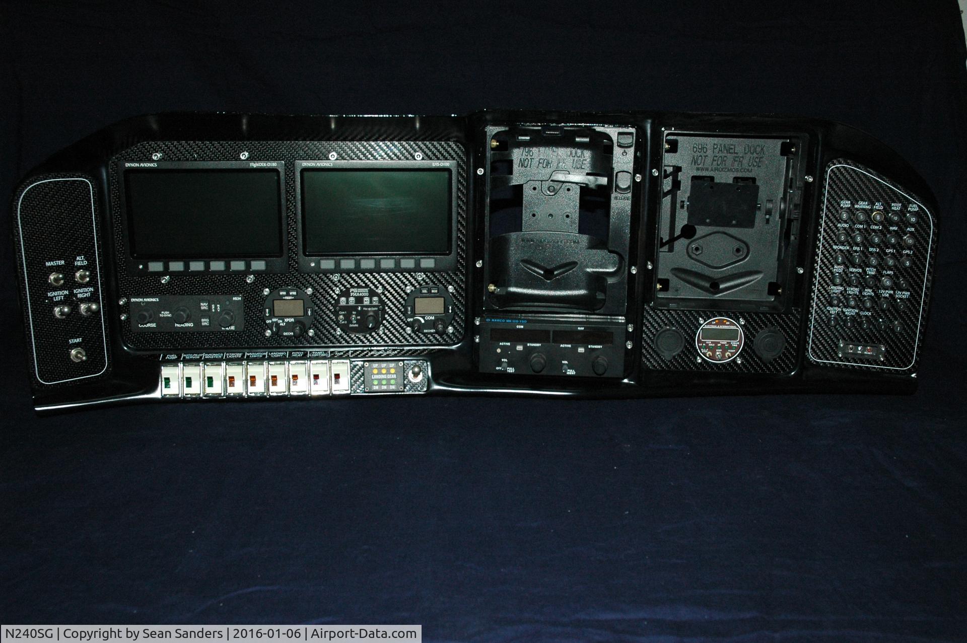 N240SG, Stoddard-Hamilton Glasair SH-2R C/N 500R, New Panel