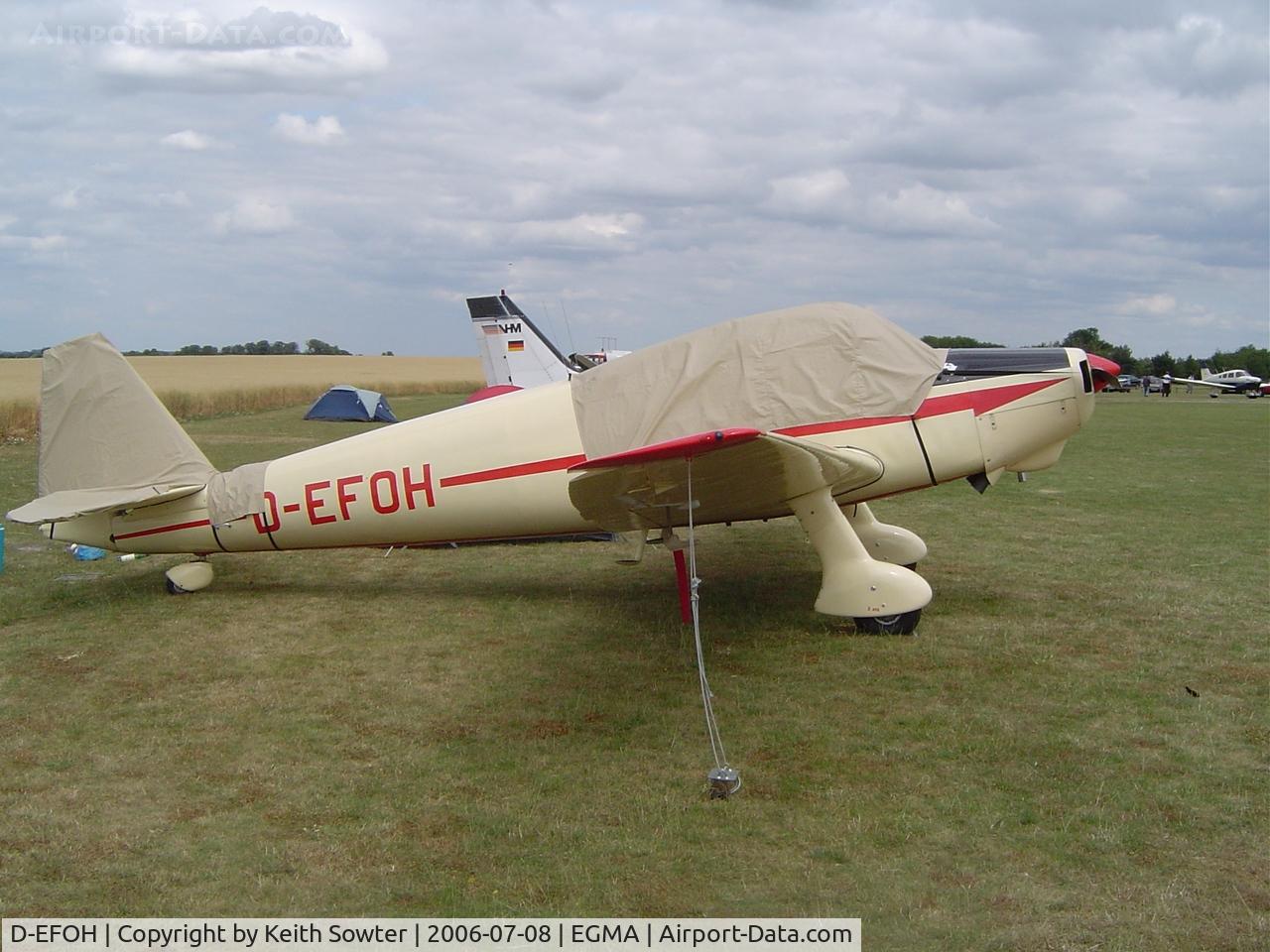 D-EFOH, Klemm Kl-35D C/N 139, Parked at Fowlmere