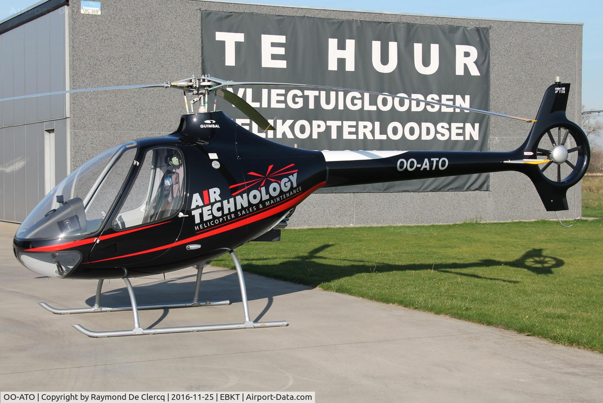 OO-ATO, 2015 Guimbal Cabri G2 C/N 1130, Air Technology at Wevelgem Airport.