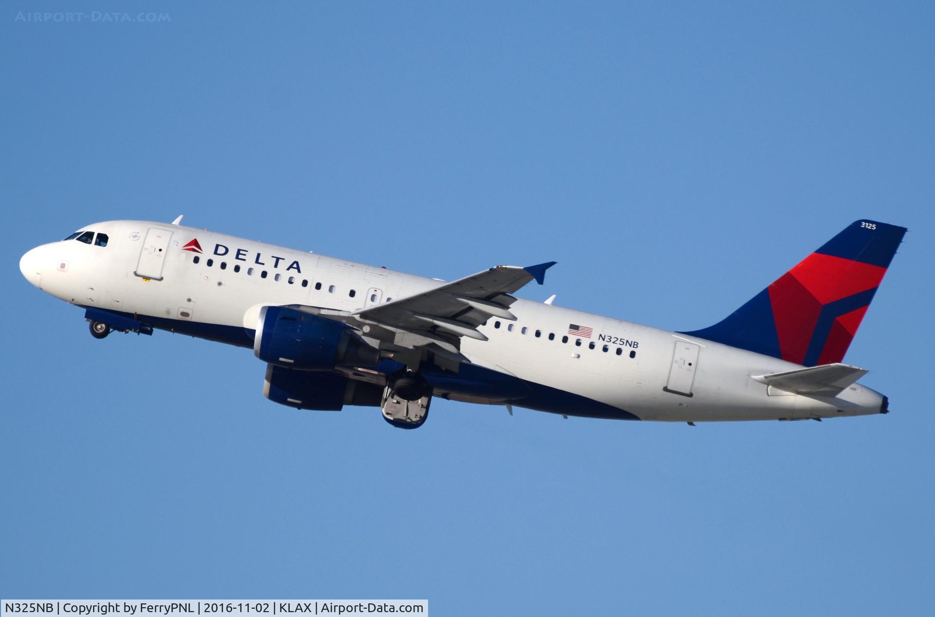 N325NB, 2001 Airbus A319-114 C/N 1483, Delta A319