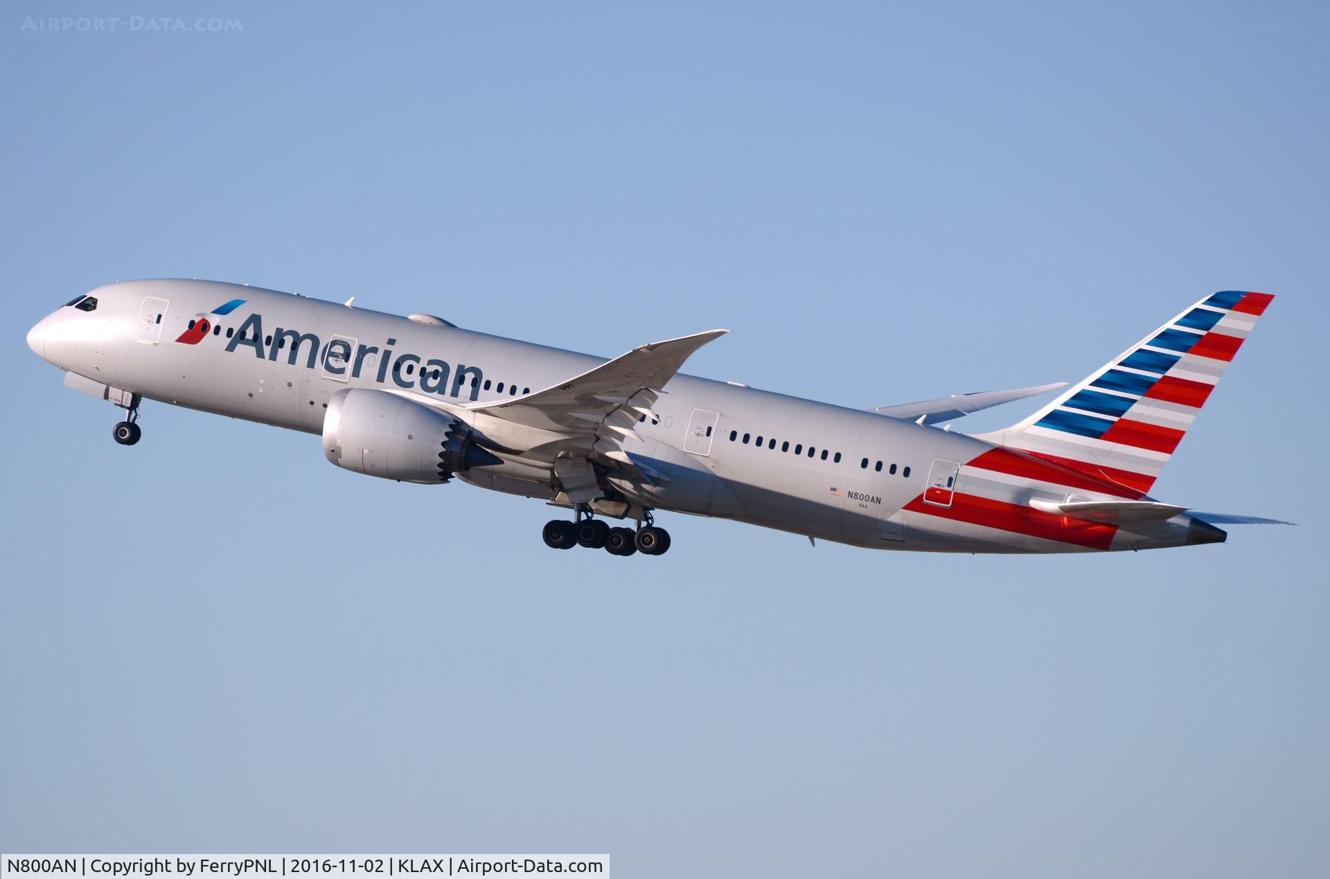 N800AN, 2014 Boeing 787-8 Dreamliner Dreamliner C/N 40618, American B788