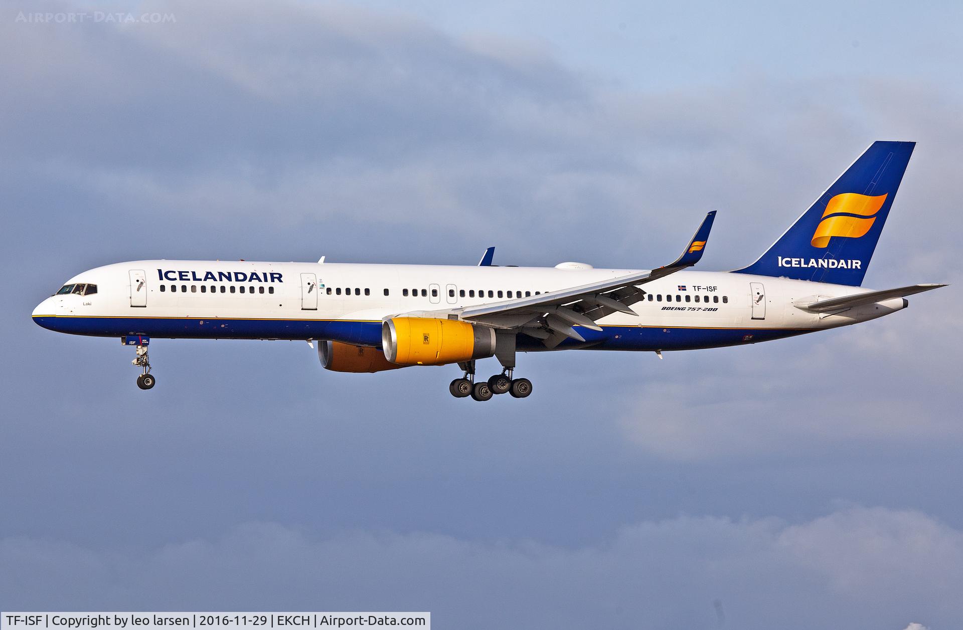 TF-ISF, 1991 Boeing 757-223 C/N 24595, Copenhagen 29.11.16