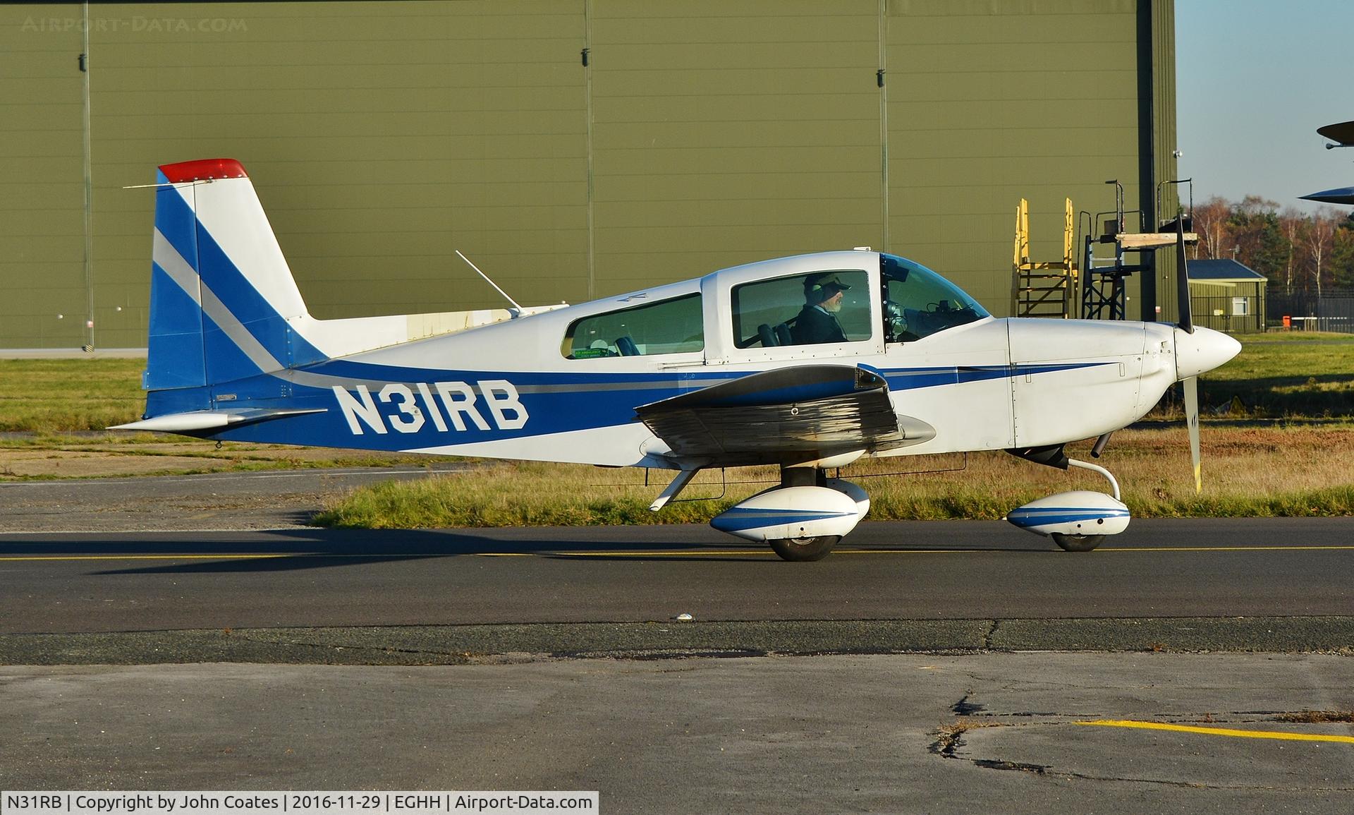 N31RB, 1975 Grumman American AA-5B Tiger C/N AA5B-0156, Taxiing to depart