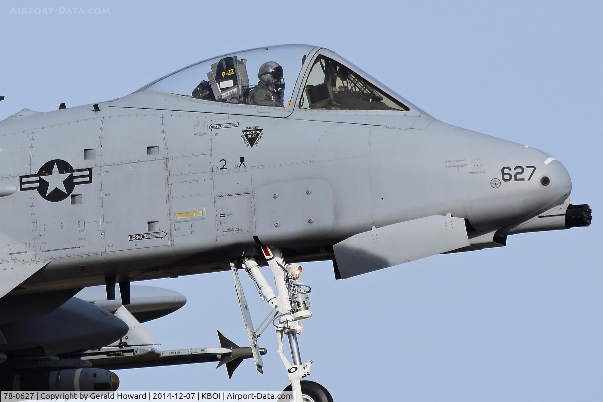 78-0627, 1978 Fairchild Republic A-10C Thunderbolt II C/N A10-0247, On final for RWY 10R.