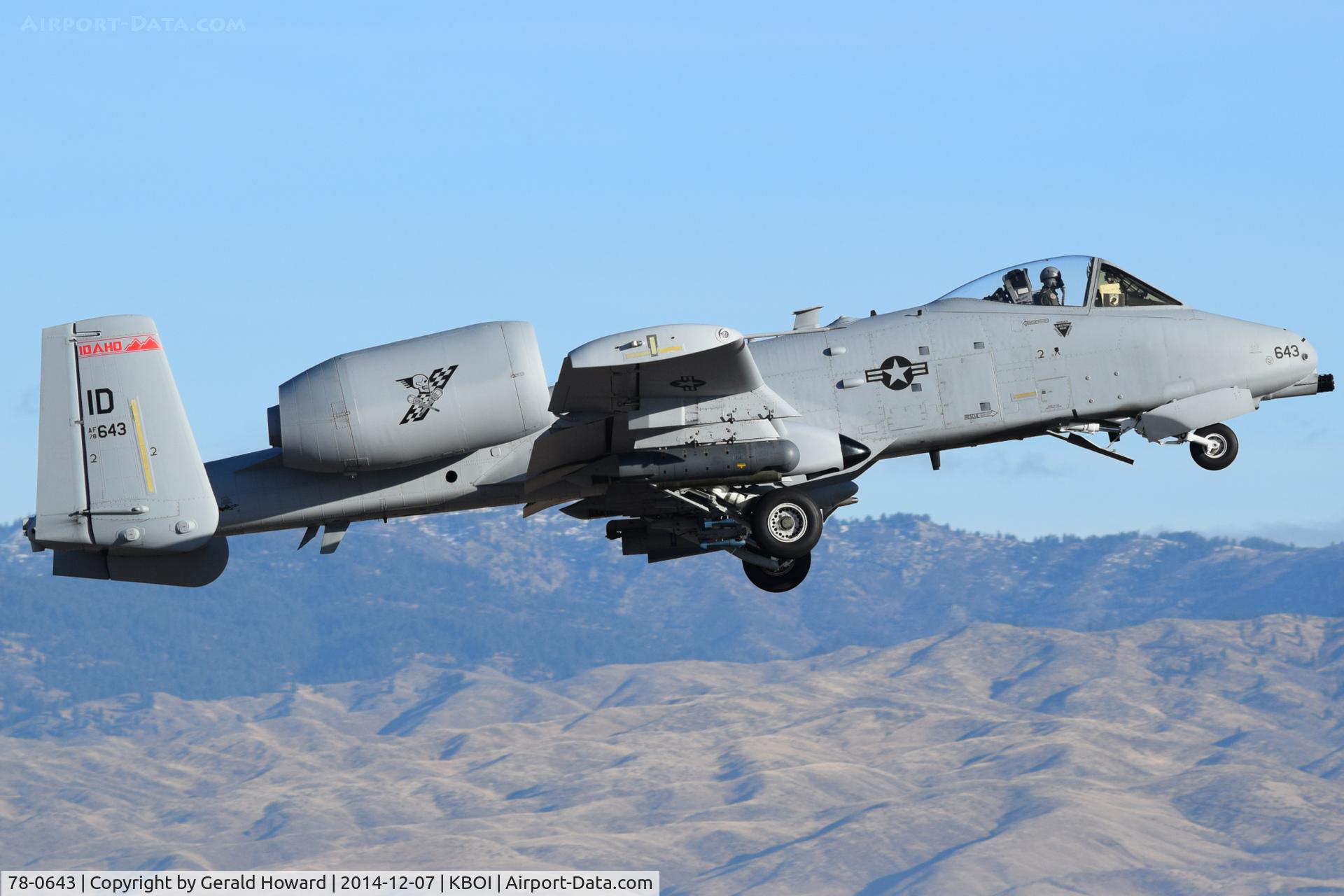 78-0643, 1978 Fairchild Republic A-10C Thunderbolt II C/N A10-0263, Wheels up for a go around on RWY 10R.