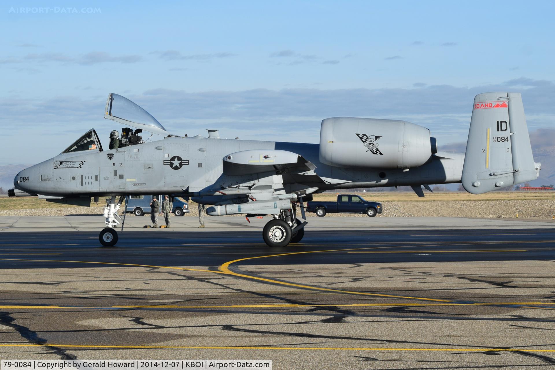 79-0084, 1979 Fairchild Republic A-10C Thunderbolt II C/N A10-0348, Taxing to the arm/de arm ramp for last preflight checks.
