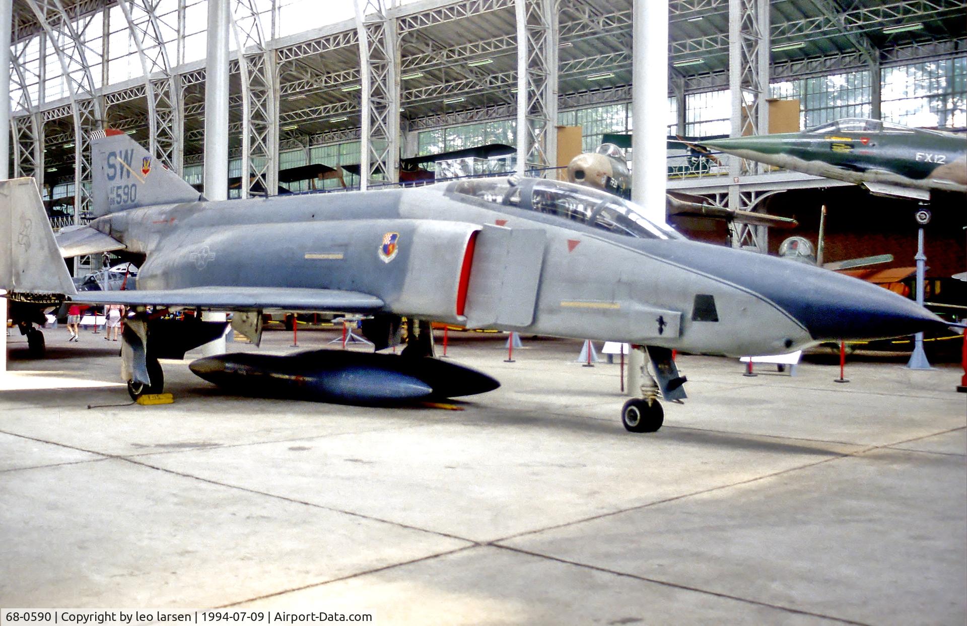 68-0590, 1968 McDonnell Douglas RF-4C Phantom II C/N 3579, Brussels Air Museum 9.7.94