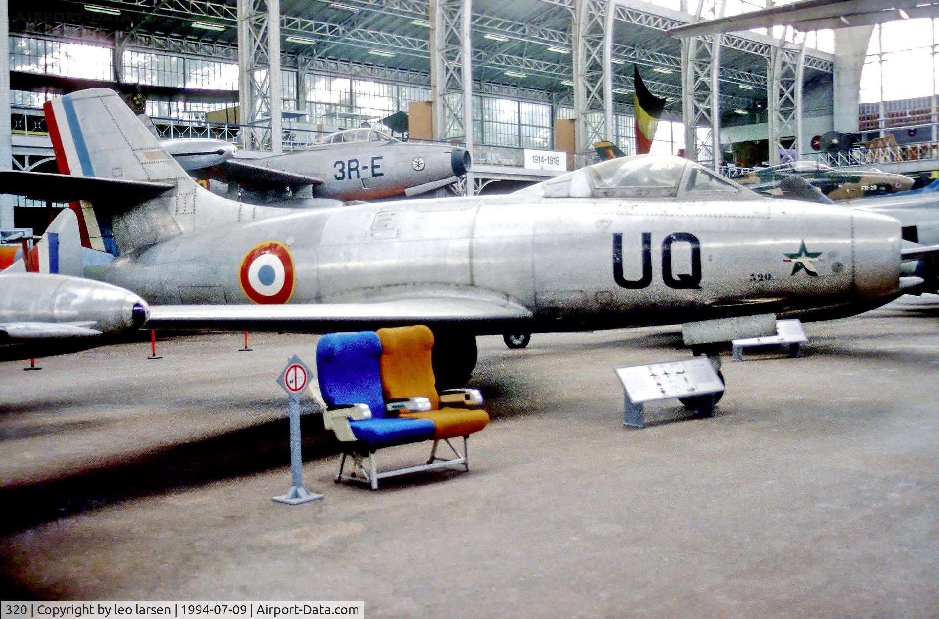 320, Dassault MD-450 Ouragan C/N 320, Brussels Air Museum 9.7.94