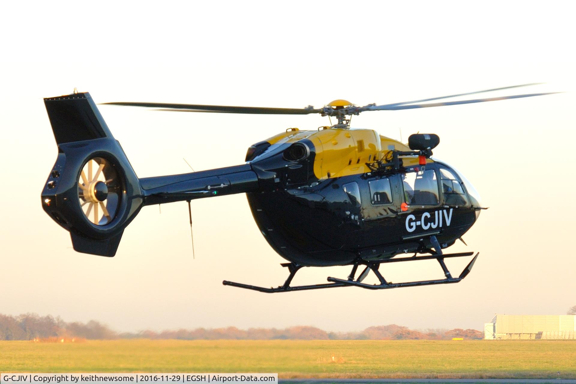 G-CJIV, 2016 Airbus Helicopters H-145 (BK-117D-2) C/N 20111, Nice Visitor with winch.