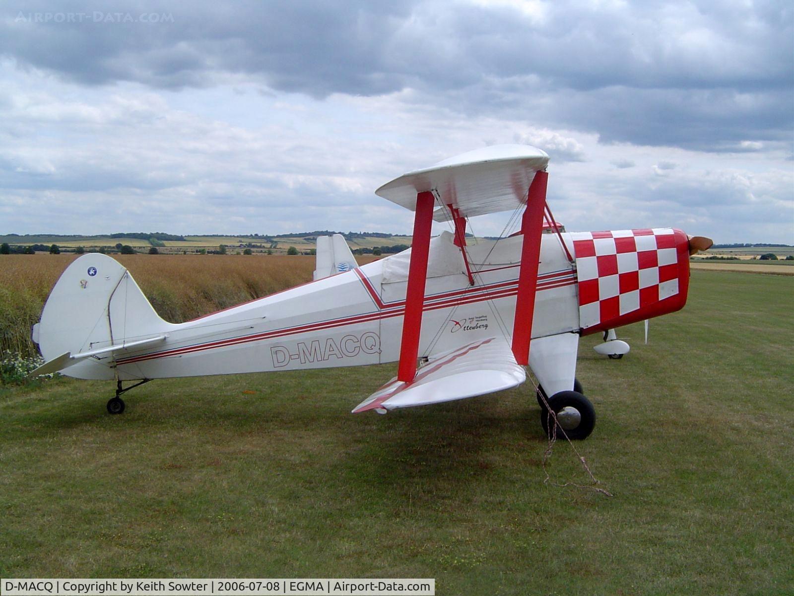 D-MACQ, Platzer Kiebitz 11 C/N 052, Visiting aircraft
