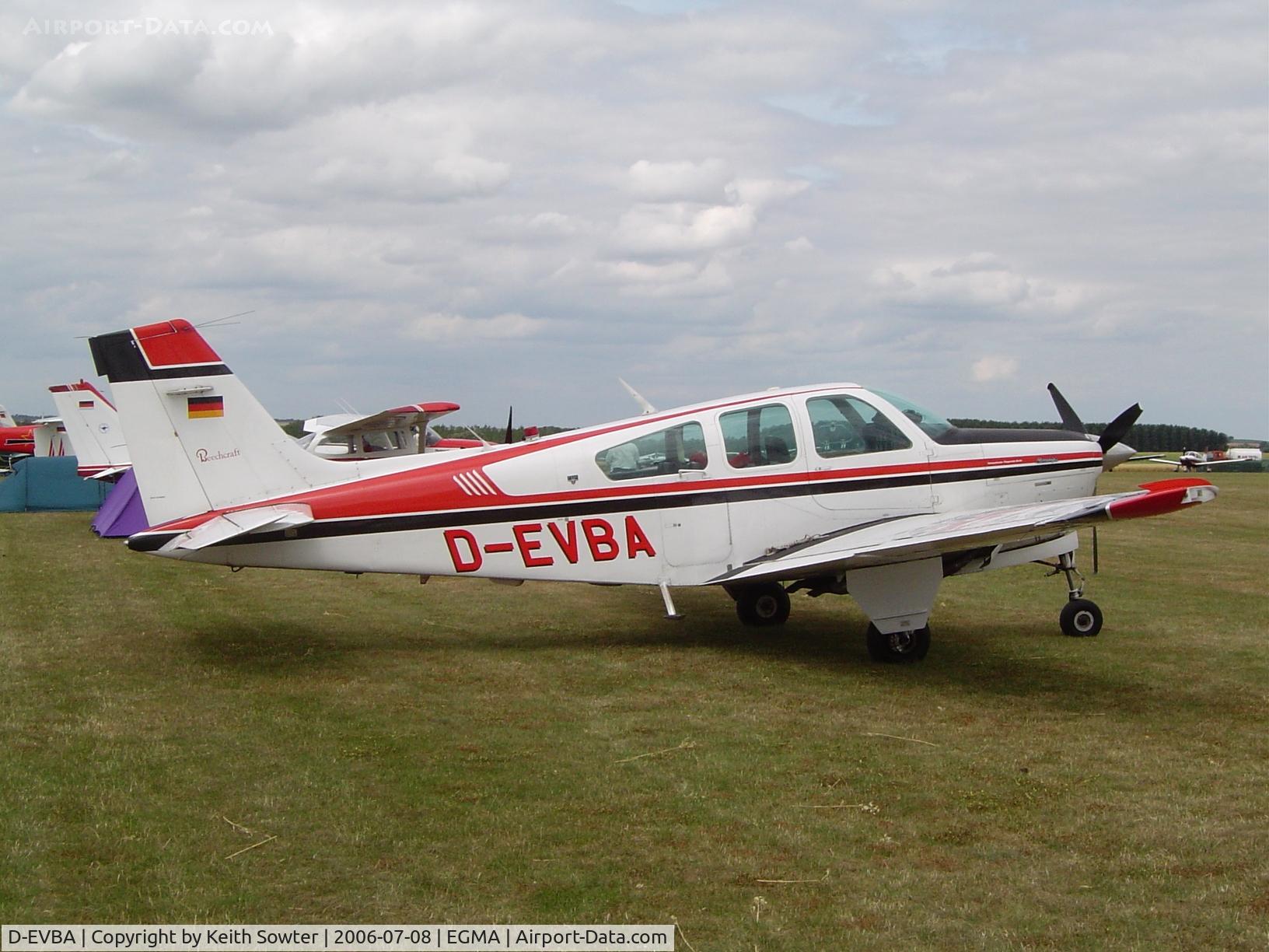 D-EVBA, Beech F33A Bonanza C/N CE908, Visiting aircraft