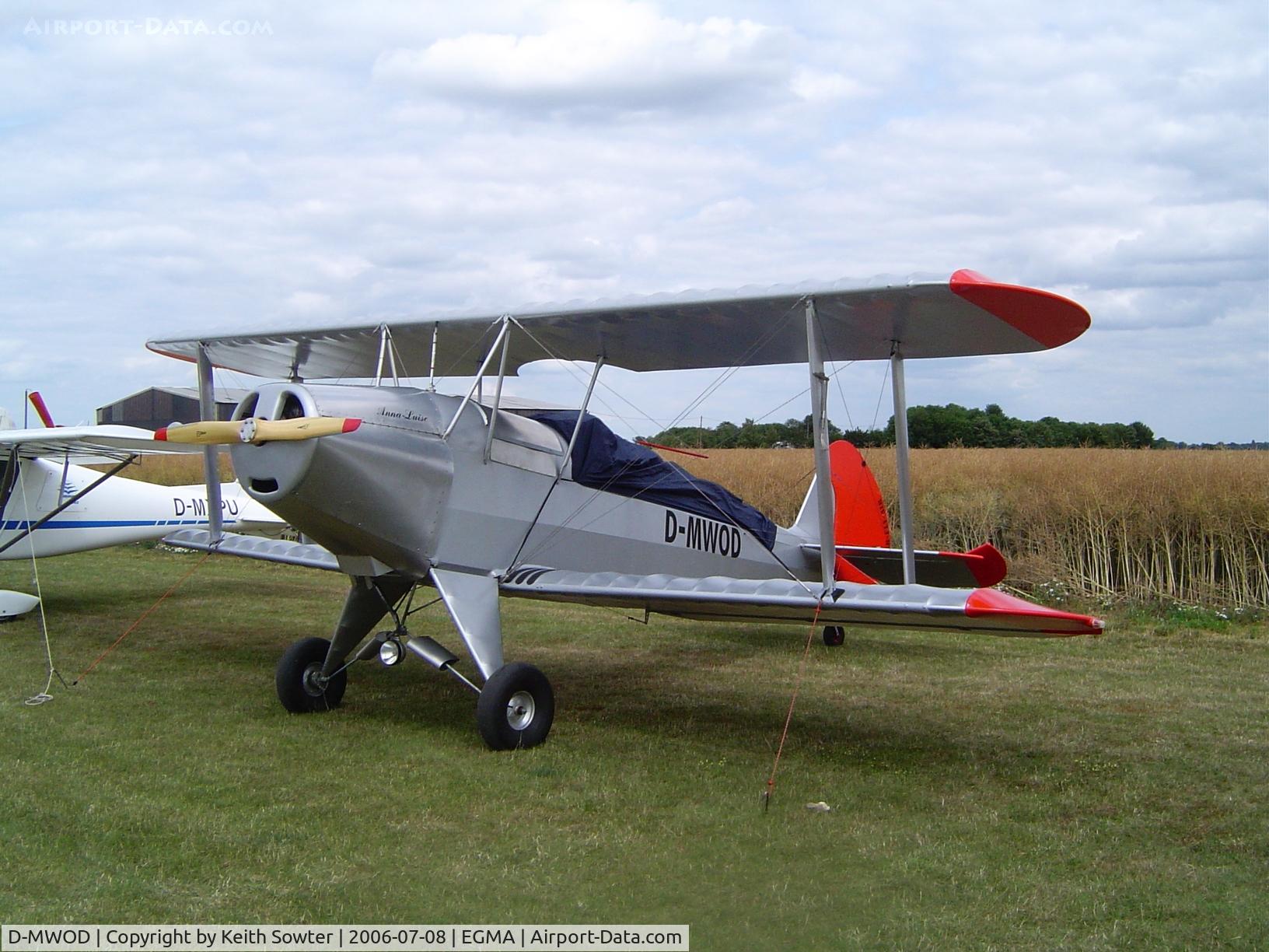 D-MWOD, Platzer Kiebitz C/N 206, Visiting aircraft