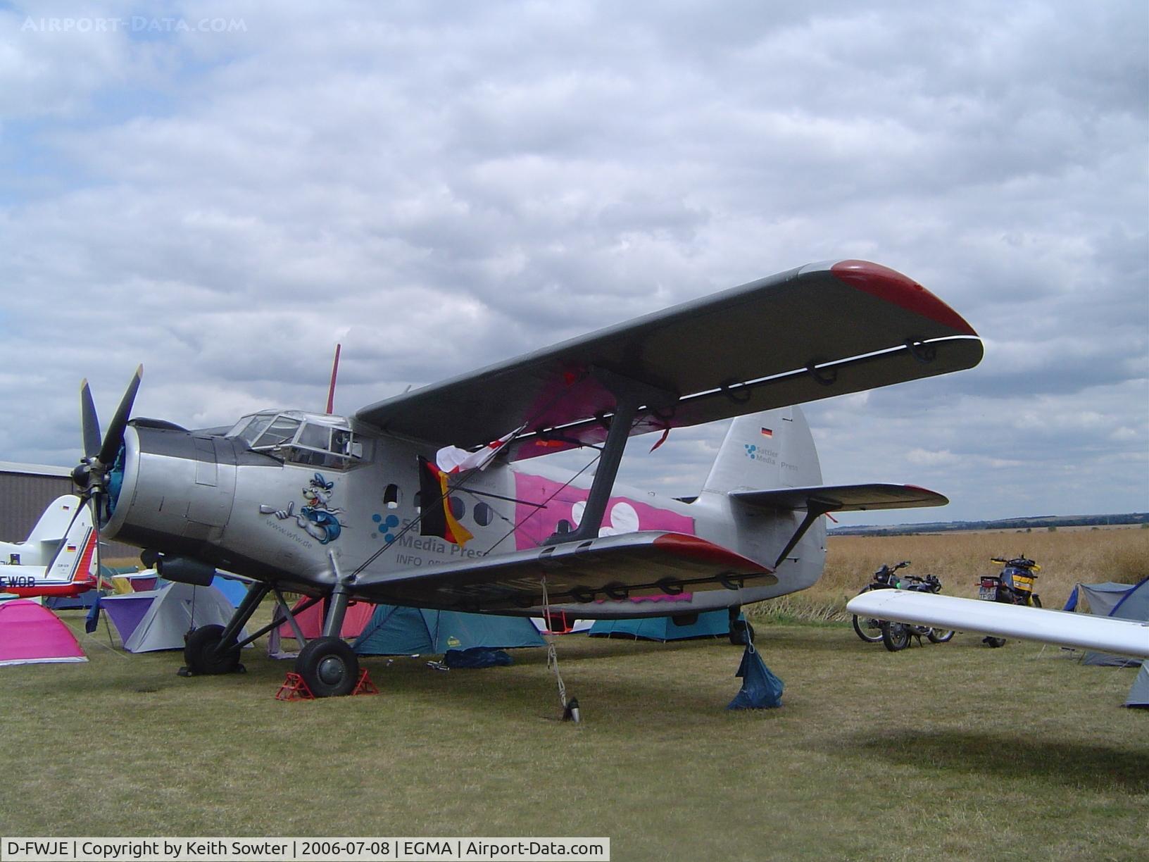 D-FWJE, 1970 Antonov An-2T C/N 1G108-69, Visiting aircraft