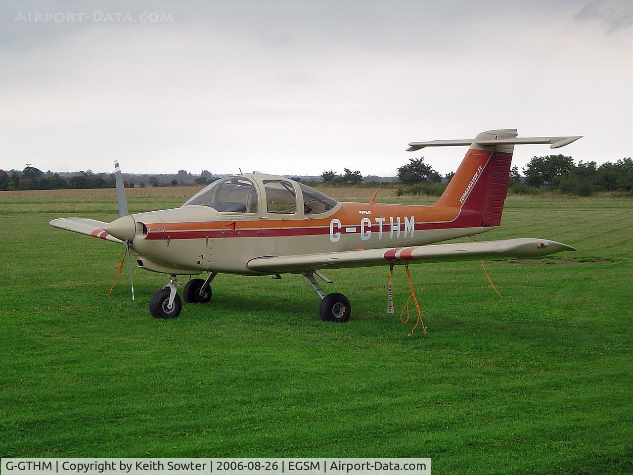 G-GTHM, 1981 Piper PA-38-112 Tomahawk Tomahawk C/N 38-81A0171, Based aircraft
