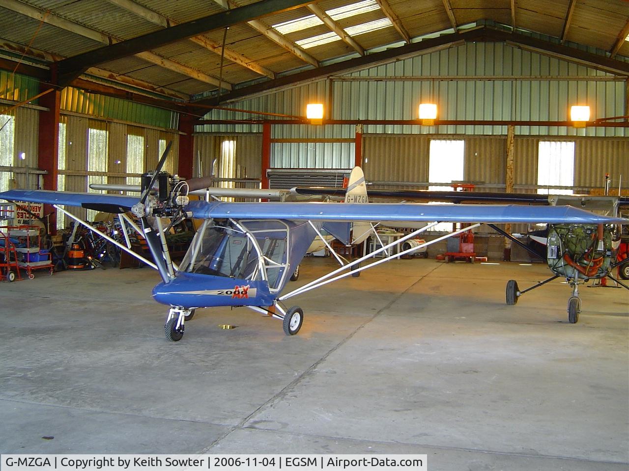 G-MZGA, 1997 Cyclone AX2000 C/N 7303, Based aircraft