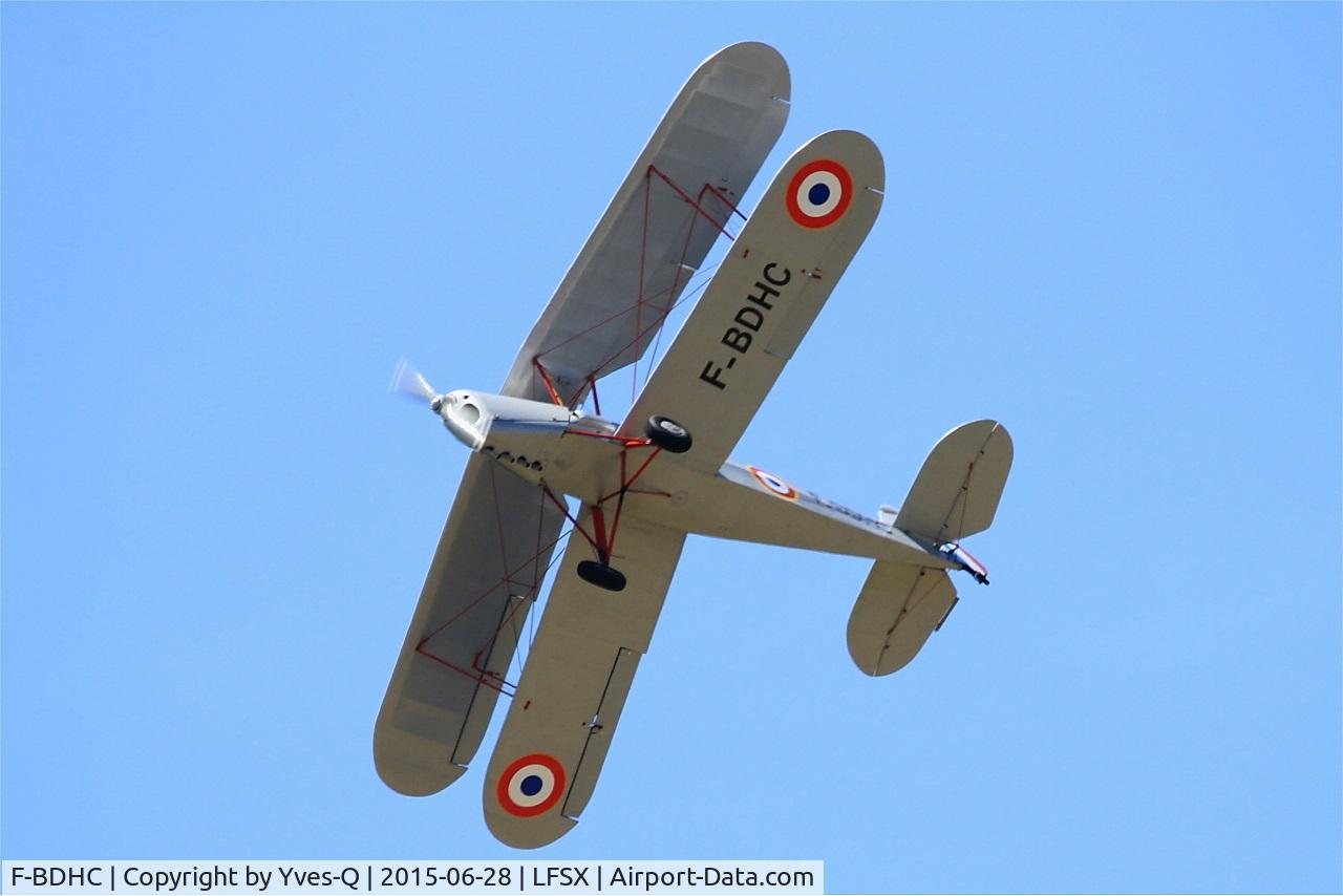 F-BDHC, Stampe-Vertongen SV-4A C/N 1125, Stampe SV-4A, On display, Luxeuil-St Sauveur Air Base 116 (LFSX) Open day 2015