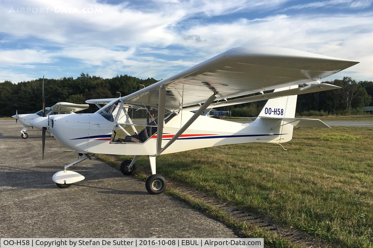OO-H58, 2015 Aeropro Eurofox C/N 47315, Parked @ Aero Club Brugge.