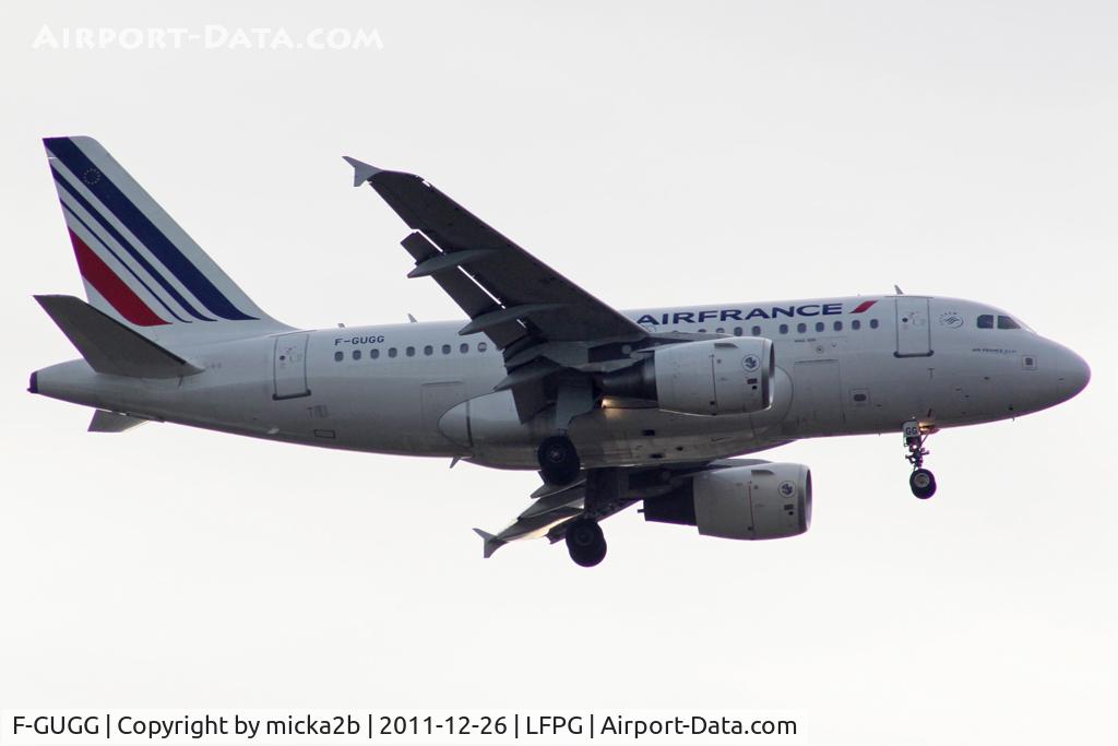 F-GUGG, 2004 Airbus A318-111 C/N 2317, Landing
