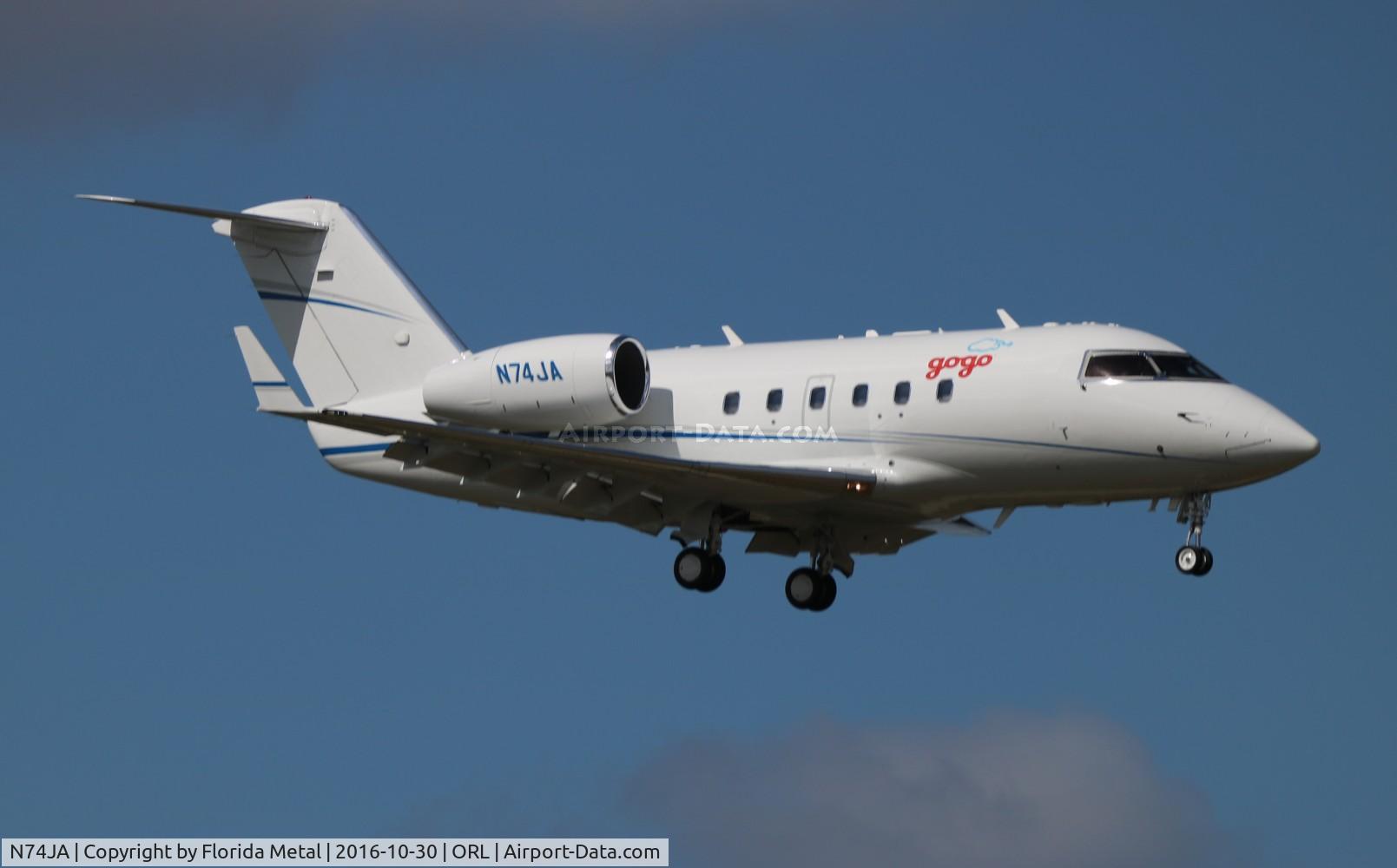 N74JA, 1982 Canadair Challenger 600S (CL-600-1A11) C/N 1060, Challenger 600