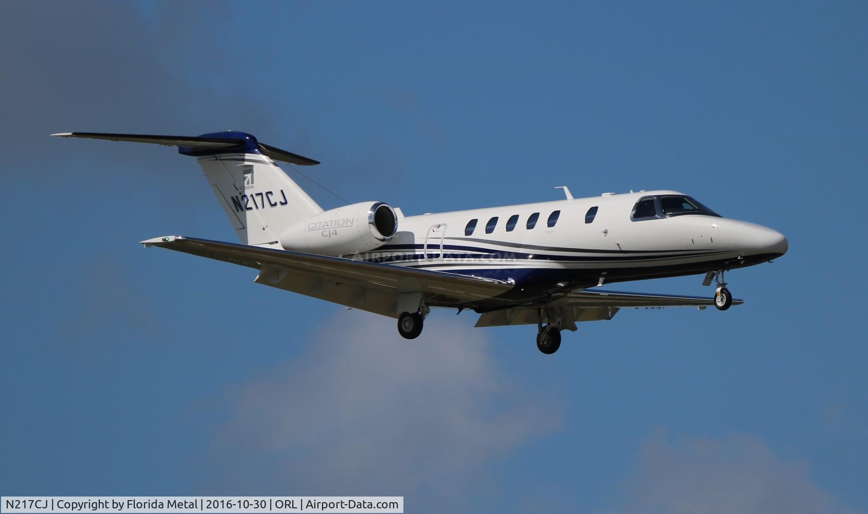 N217CJ, 2016 Cessna 525C CitationJet CJ4 C/N 525C-0217, Cessna CJ4