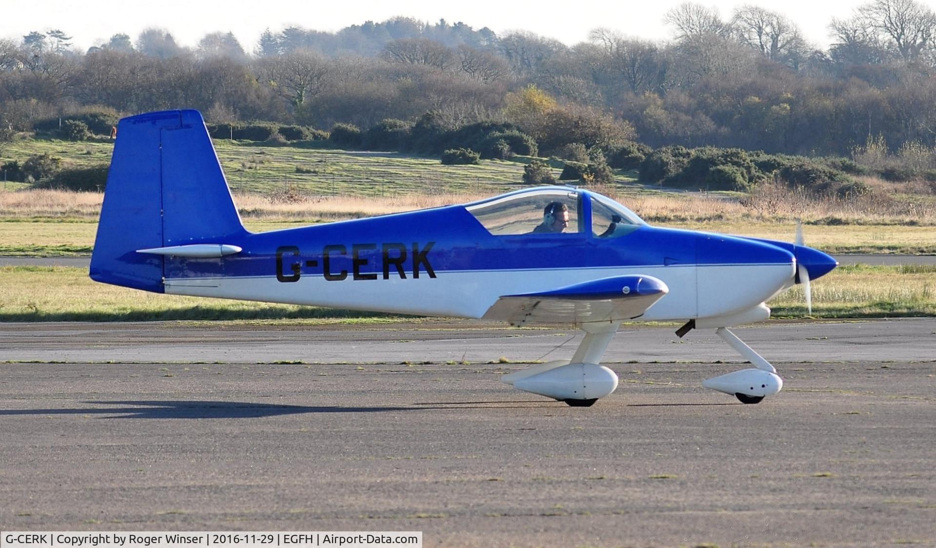 G-CERK, 2007 Vans RV-9A C/N PFA 320-14049, Resident RV-9A.