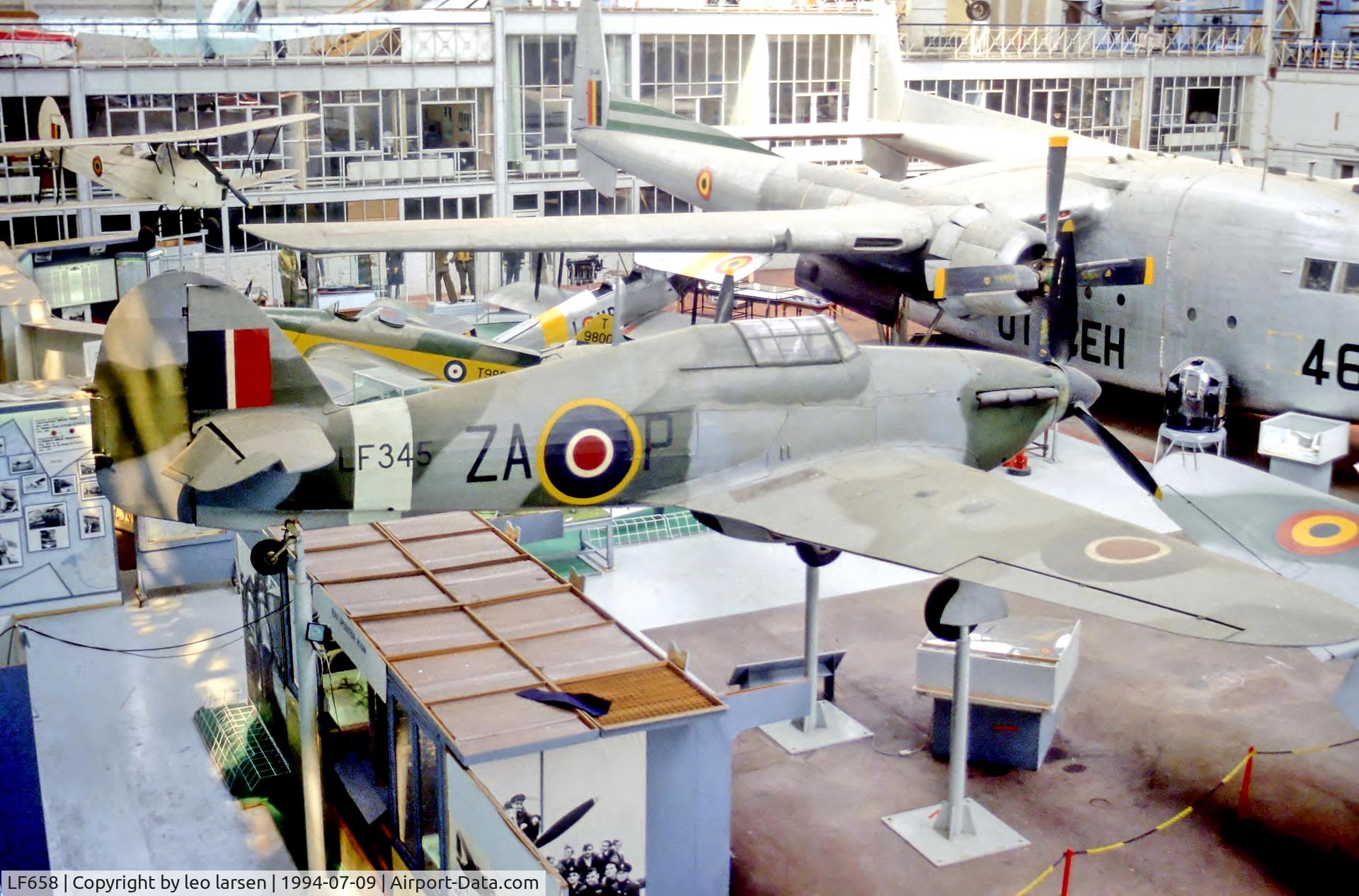 LF658, 1941 Hawker Hurricane IIC C/N 41H/469585, Brussels Air Museum 9.7.94