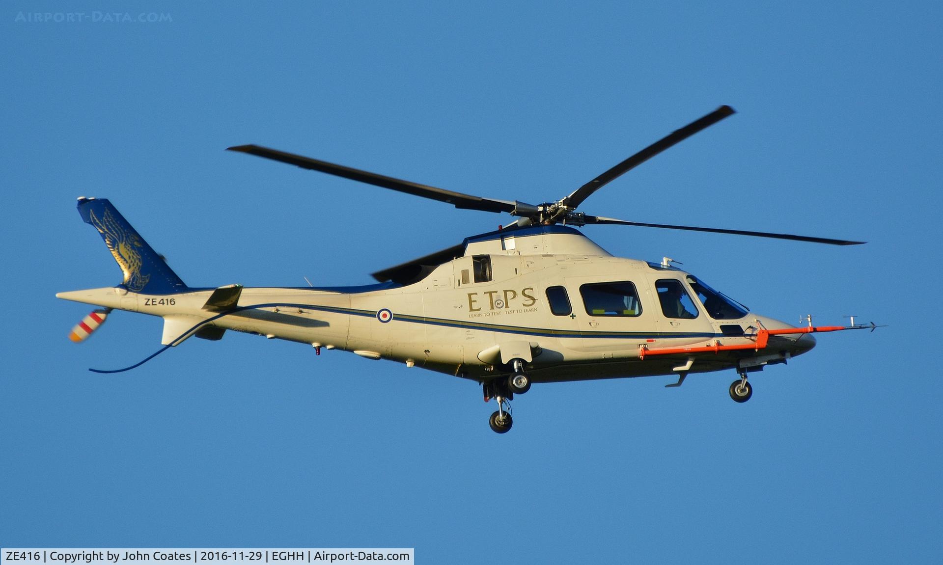 ZE416, 2004 Agusta A-109E Power C/N 11173, Finals to 08