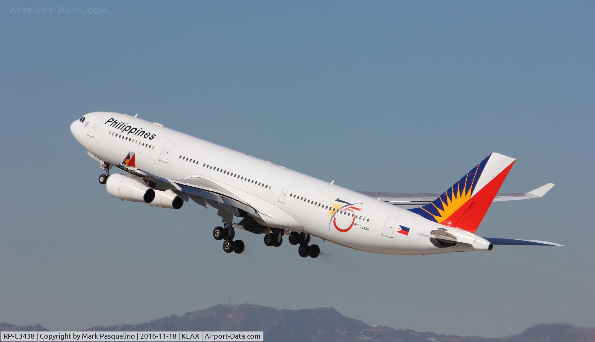 RP-C3438, 2001 Airbus A340-313X C/N 387, Airbus A340-300