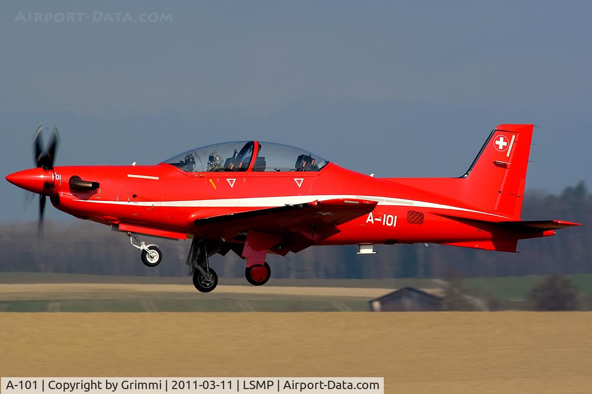 A-101, 2007 Pilatus PC-21 C/N 103, Pilot School visitor on our main base