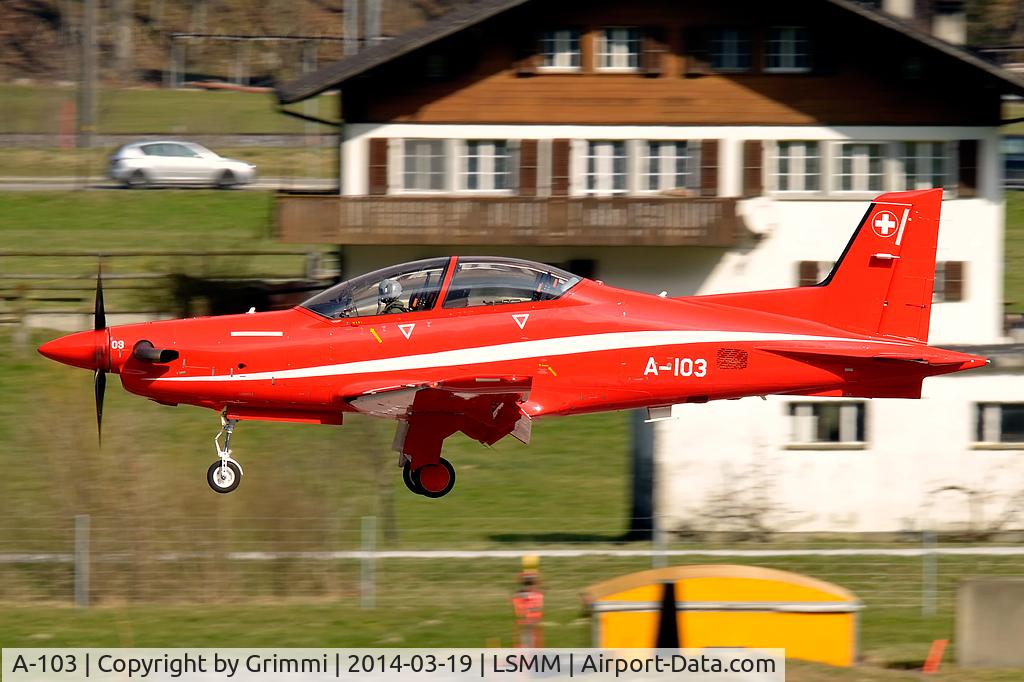 A-103, 2007 Pilatus PC-21 C/N 105, 