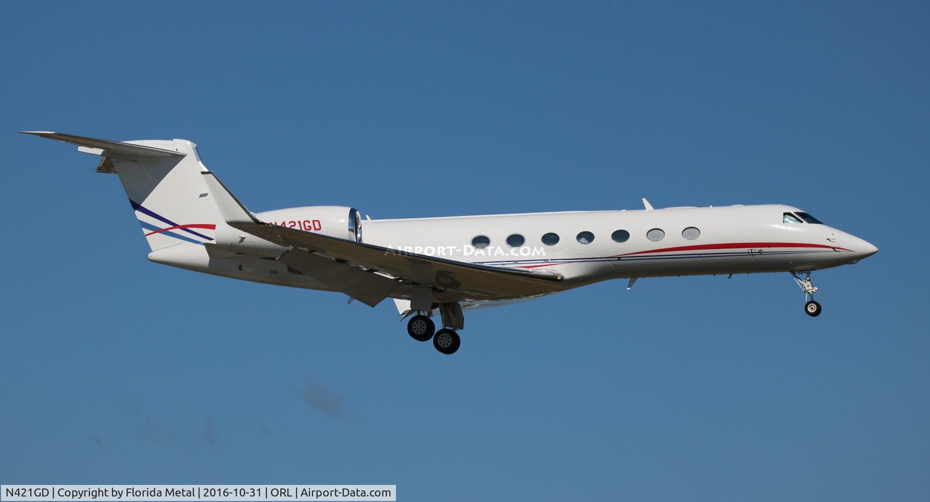 N421GD, 2013 Gulfstream Aerospace GV-SP (G550) C/N 5421, Gulfstream 550