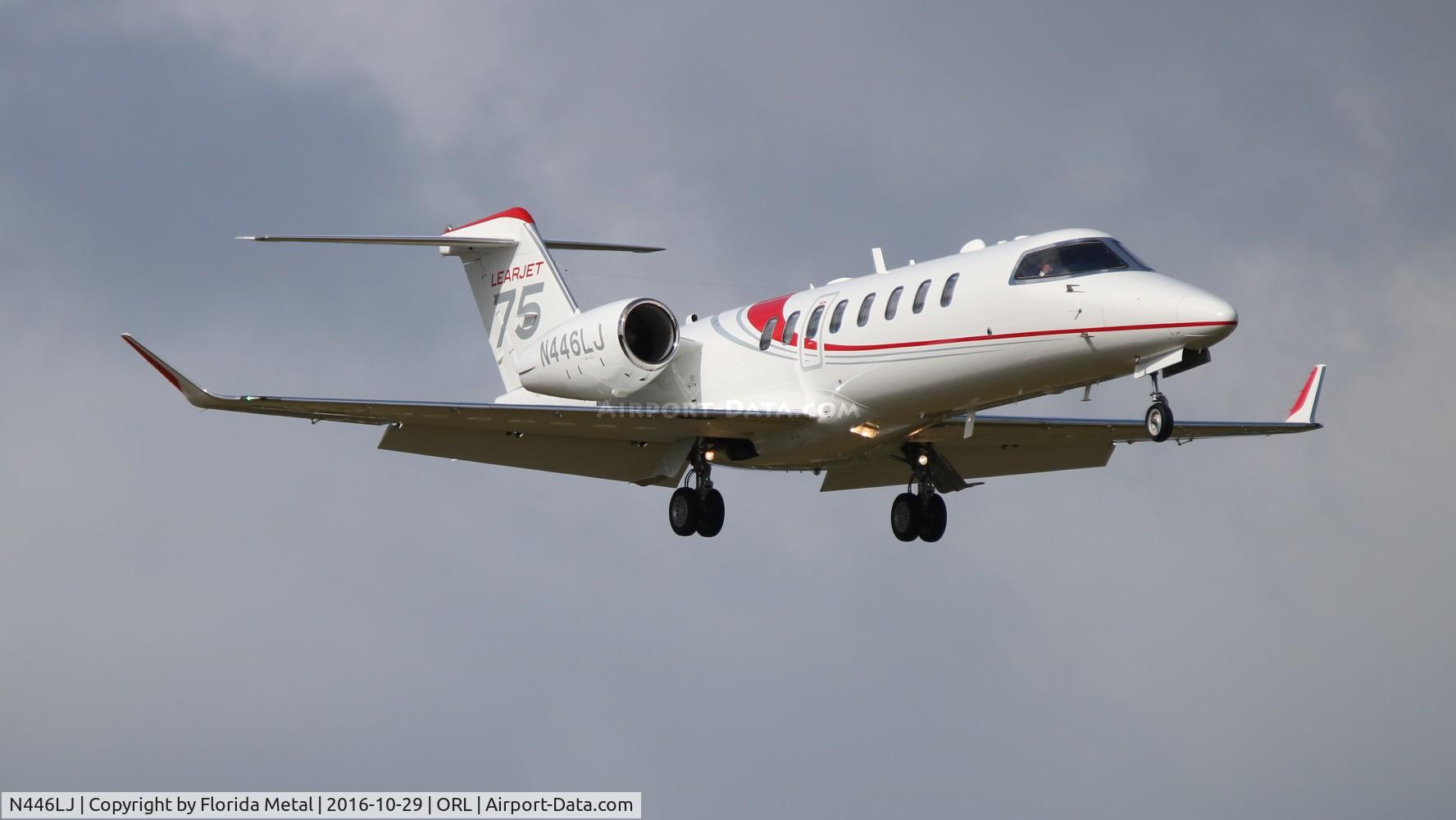 N446LJ, 2012 Learjet 75 C/N 45-446, Lear 75