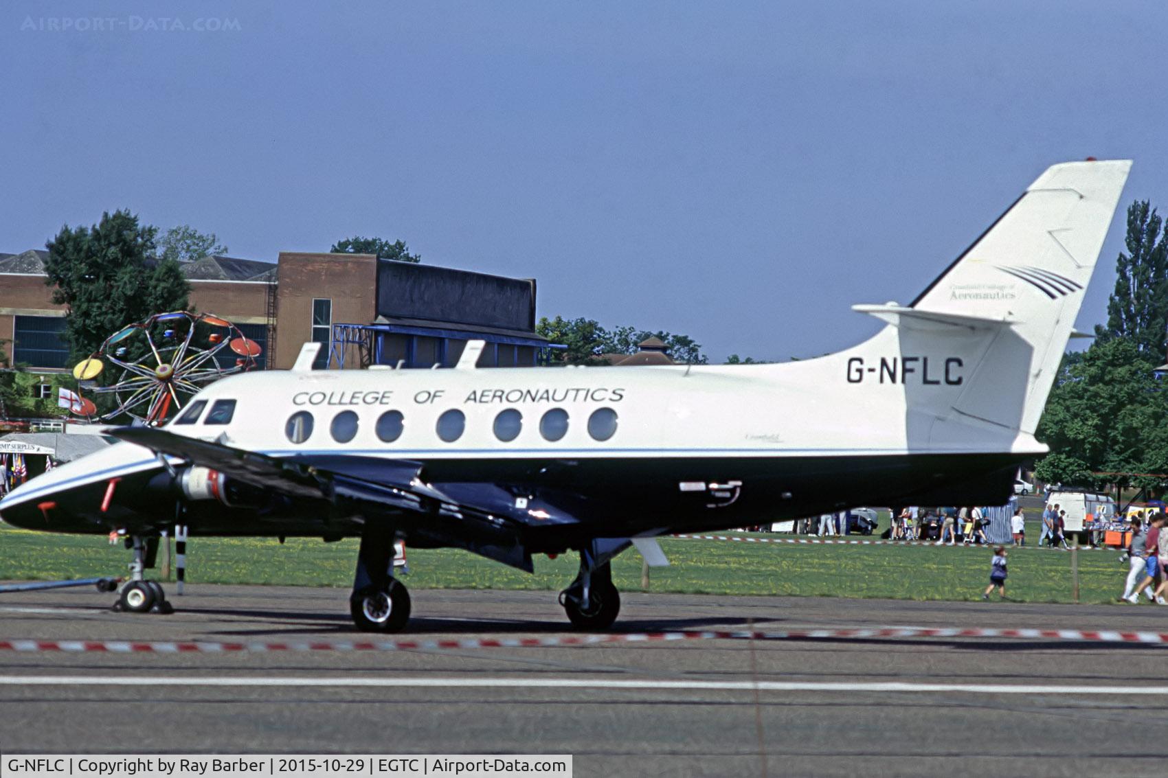 G-NFLC, 1969 Handley Page HP137 Jetstream 1 C/N 222, Handley Page HP.137 Jetstream Mk.1 [222] (Cranfield College of Aeronautics) Cranfield~G 02/07/1999. From a slide.