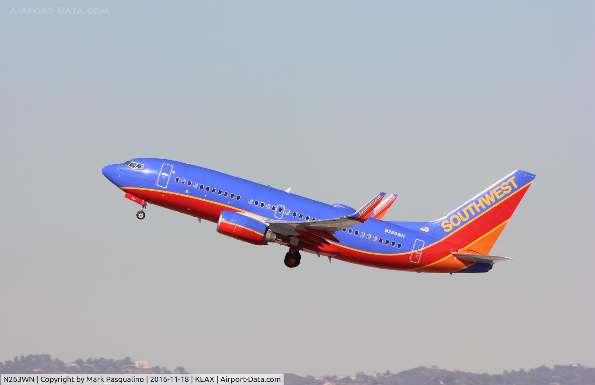 N263WN, 2007 Boeing 737-7H4 C/N 32520, Boeing 737-700