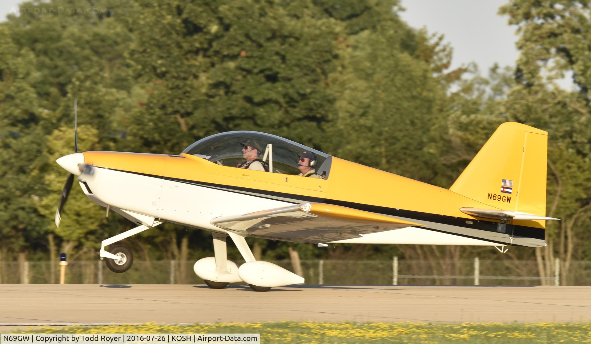 N69GW, 2016 Vans RV-6? C/N 001, Airventure 2016