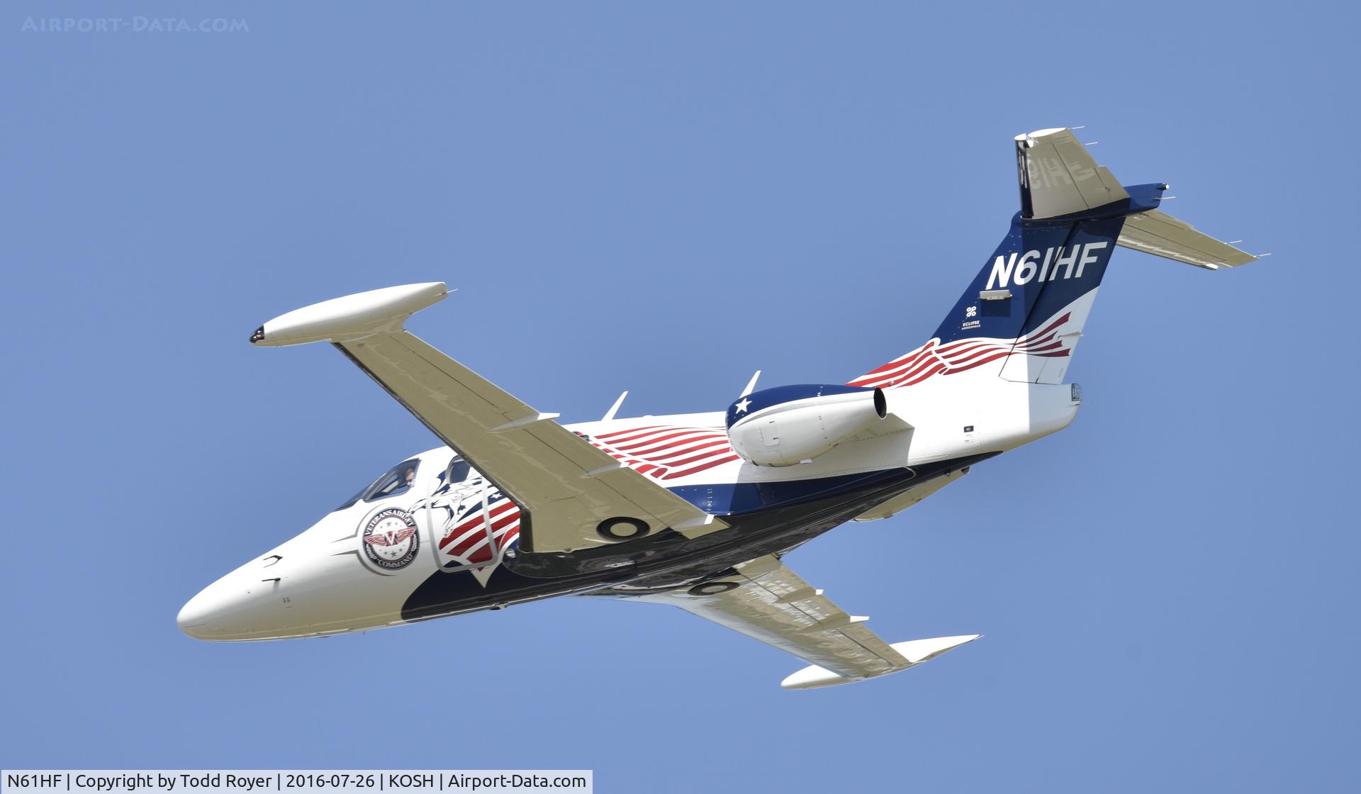 N61HF, 2007 Eclipse Aviation Corp EA500 C/N 000012, Airventure 2016