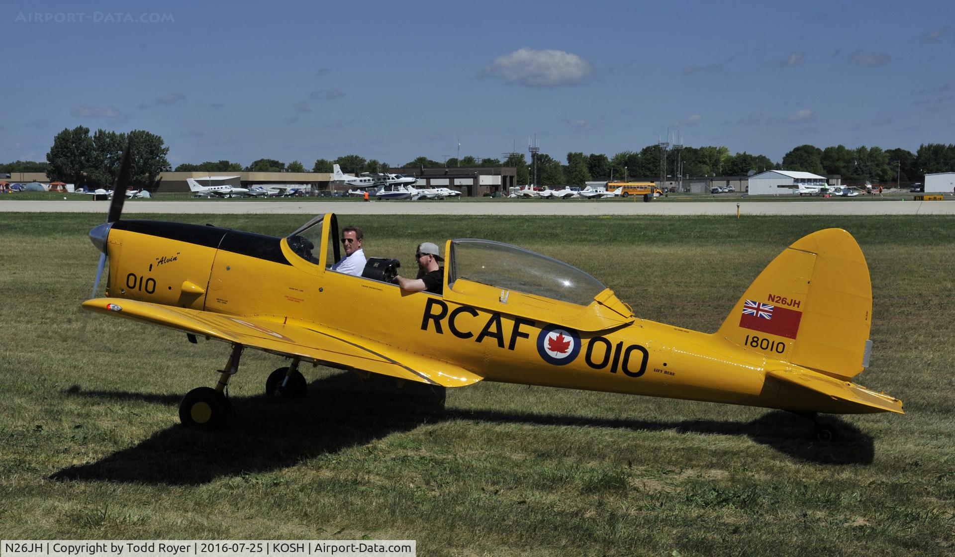 N26JH, 1953 De Havilland DHC-1 Chipmunk 22 C/N C1/0887, Airventure 2016