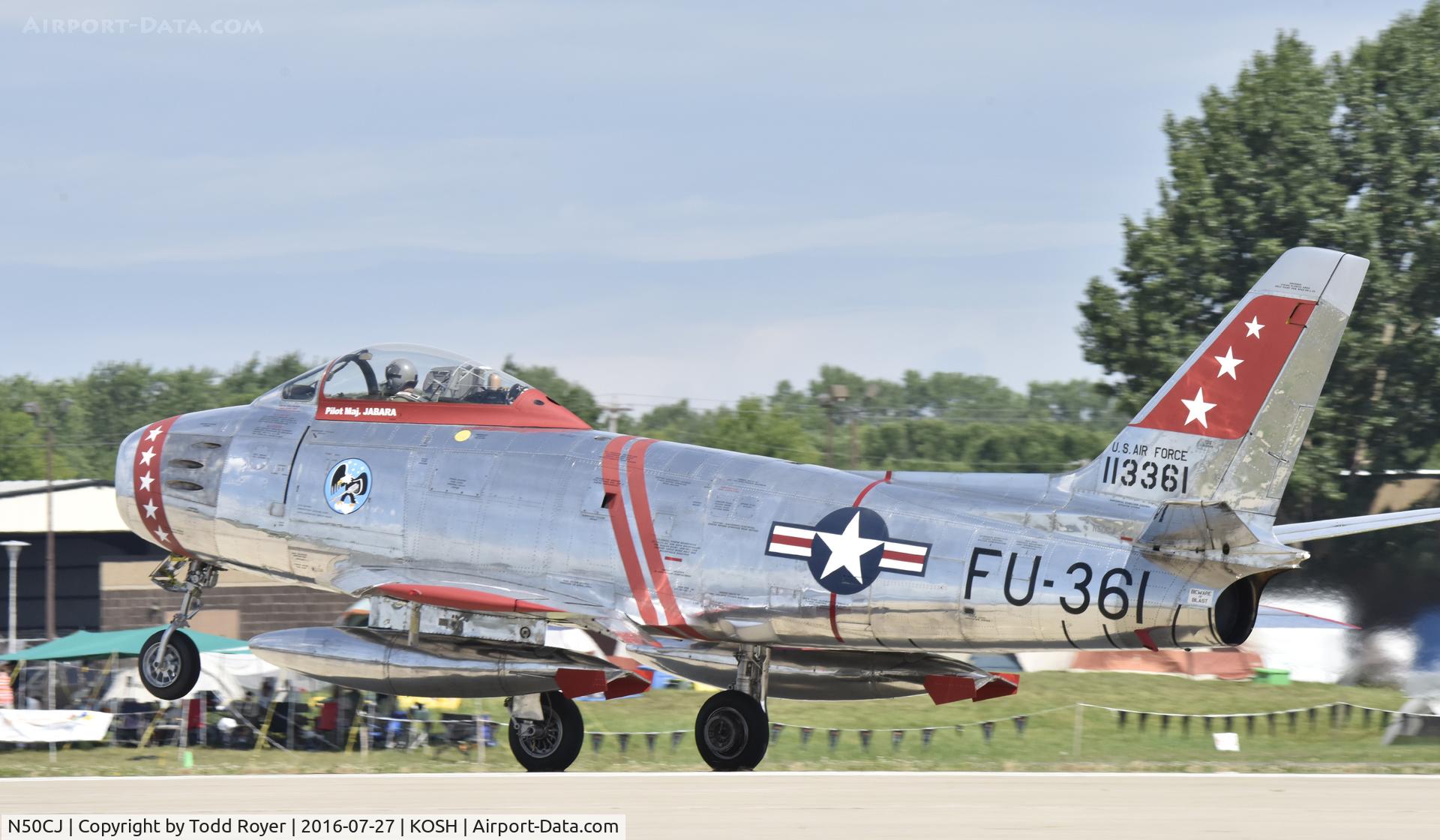 N50CJ, Canadair CL-13B Sabre 6 C/N 1490, Airventure 2016