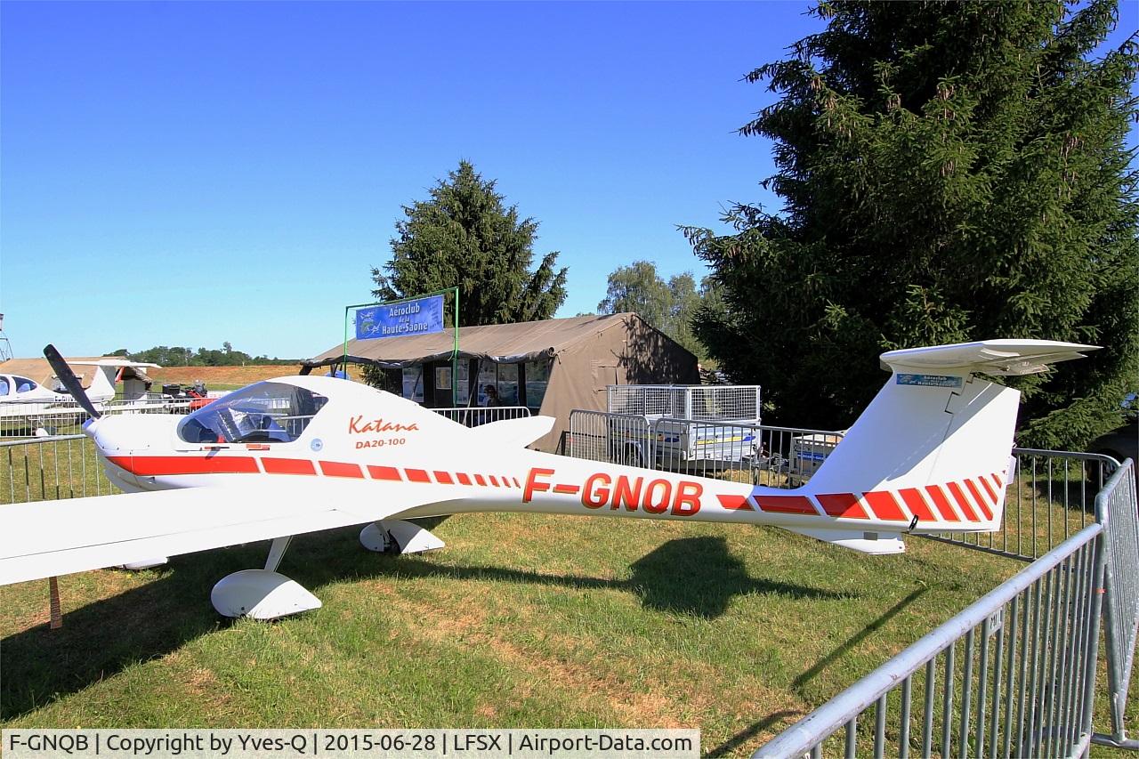 F-GNQB, Diamond DA-20A-1-100 Katana C/N 10226, Diamond DA-20A-1-100 Katana,Displayed at Luxeuil-St Sauveur Air Base 116 (LFSX) Open day 2015